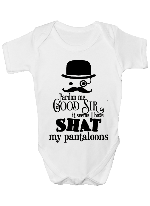 Duwweltjie® Baby - "Pardon Me Good Sir" Babygro