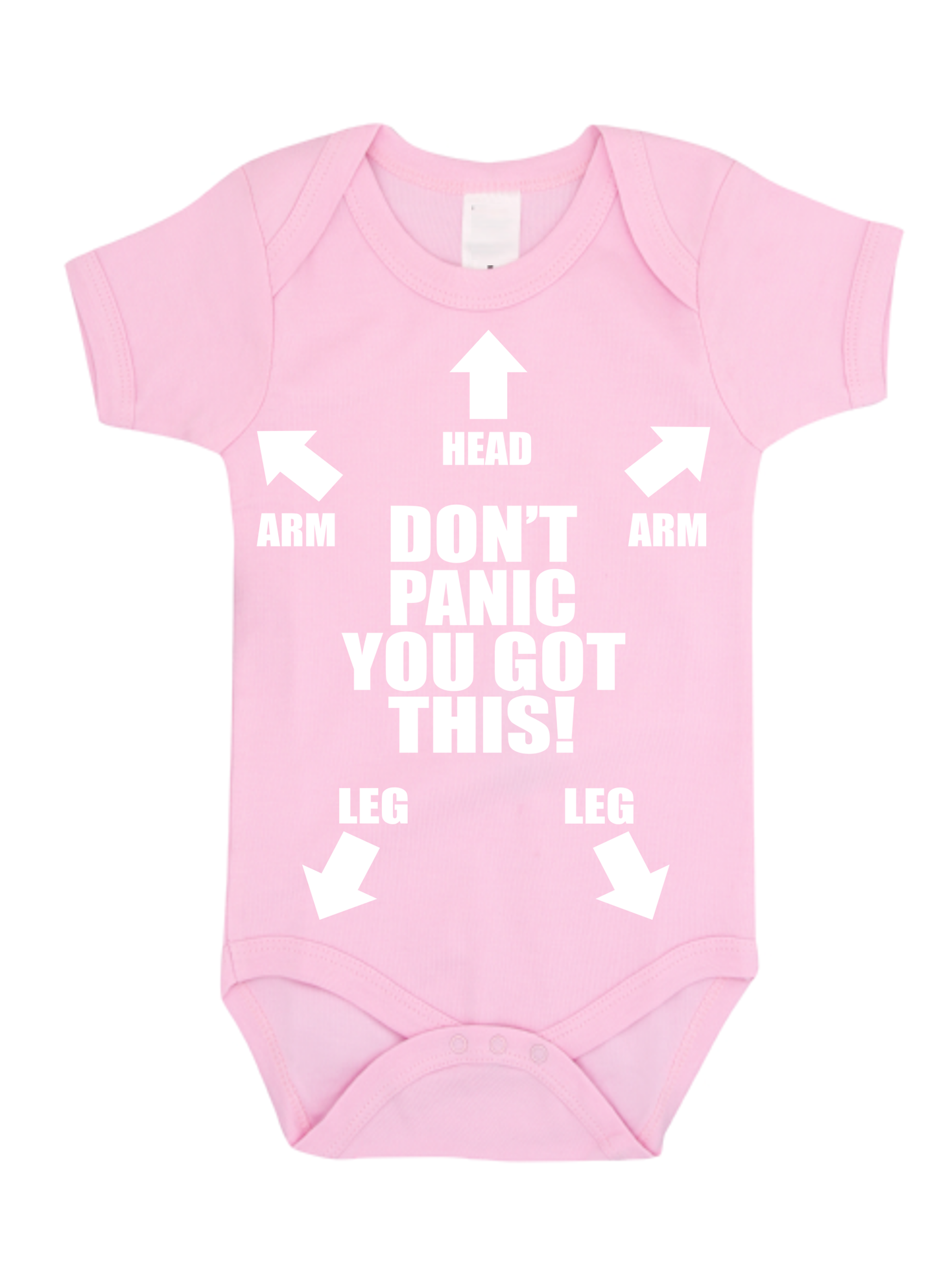 Duwweltjie® Baby - Don't Panic. You Got This Babygro