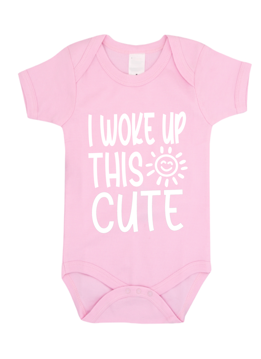 Duwweltjie® Baby - I Woke Up This Cute Babygro