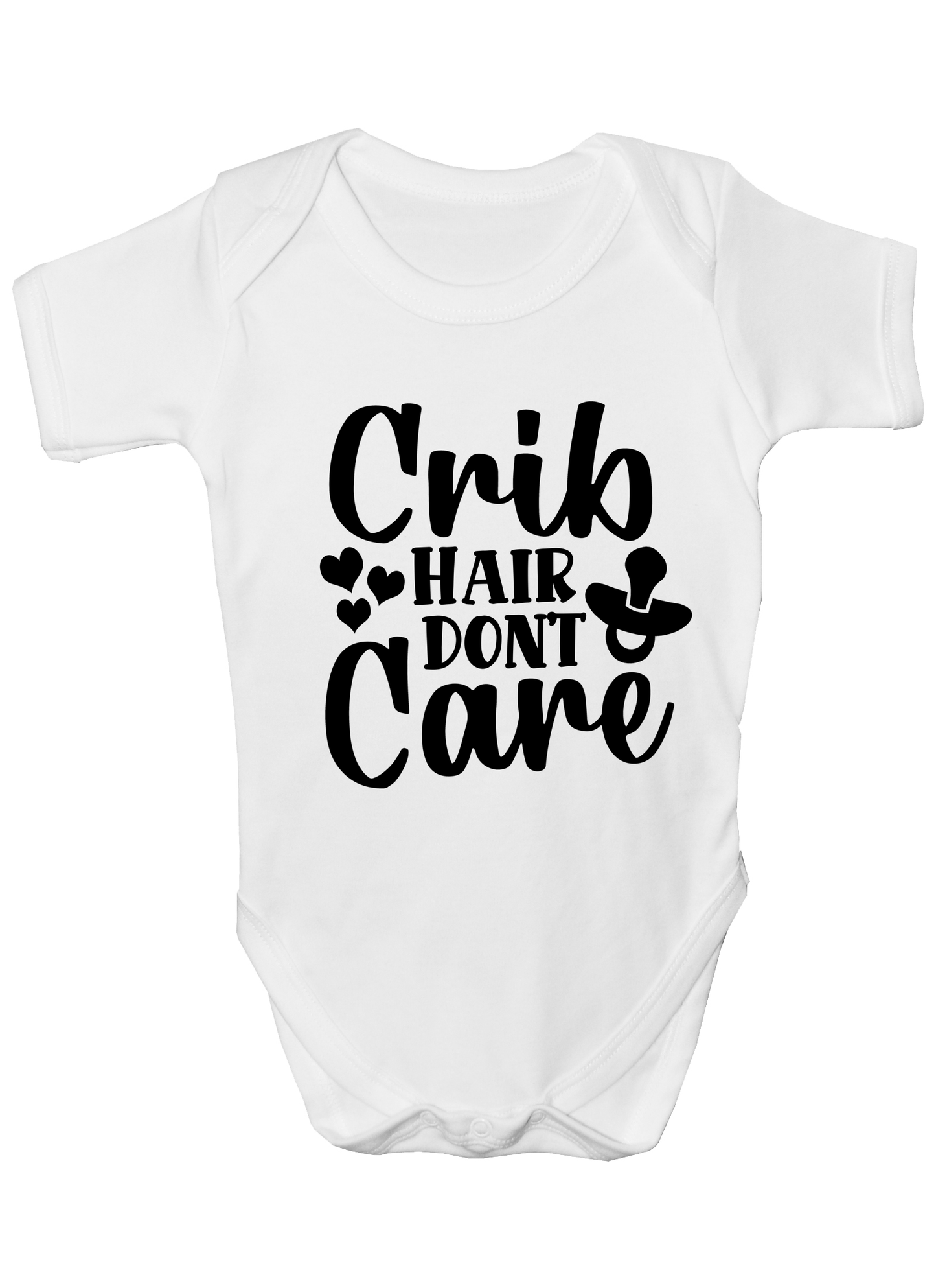 Duwweltjie® Baby - Crib hair, don't care Babygro