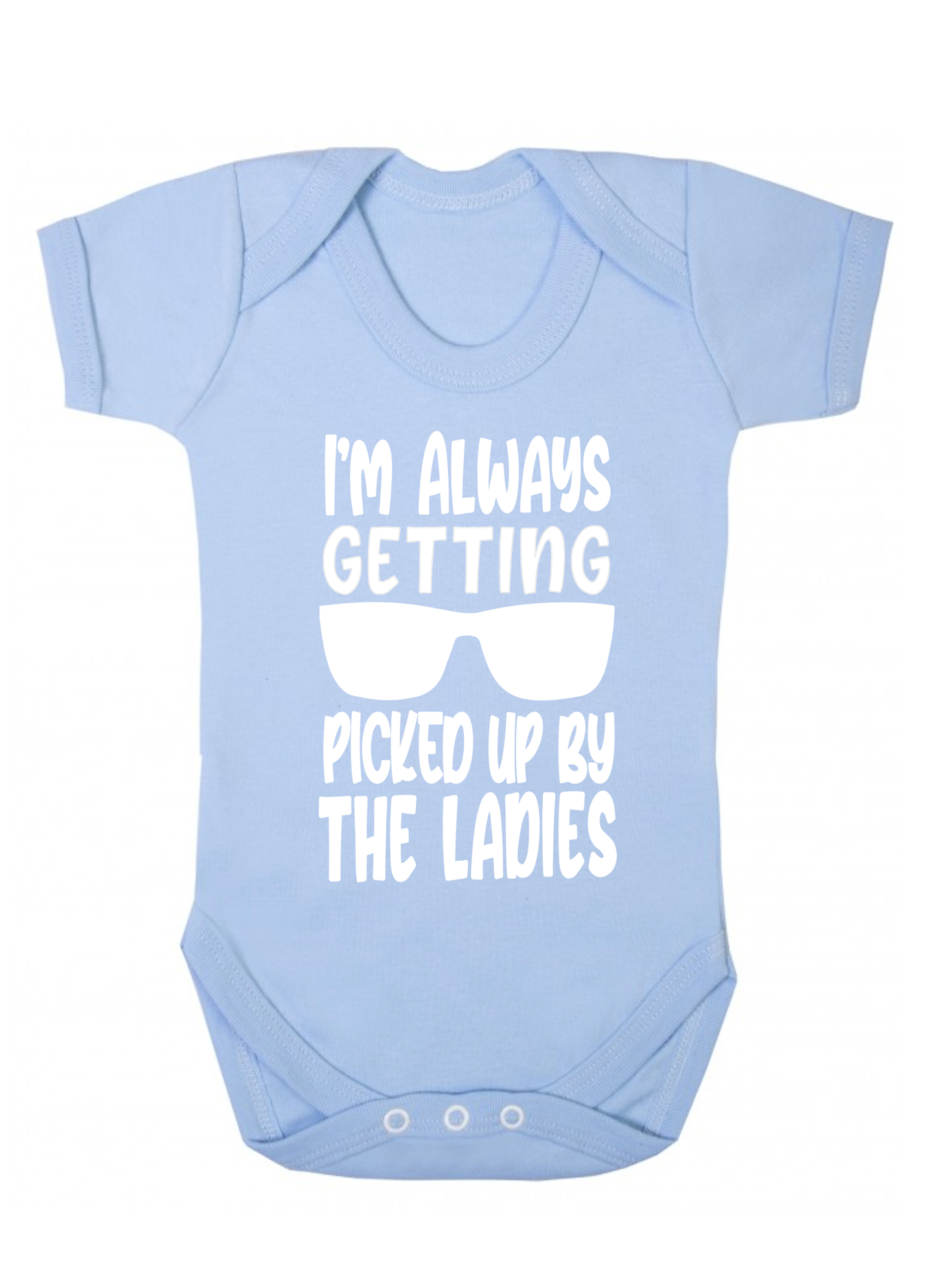 Duwweltjie® Baby - I'm Always Getting Picked Up Babygro