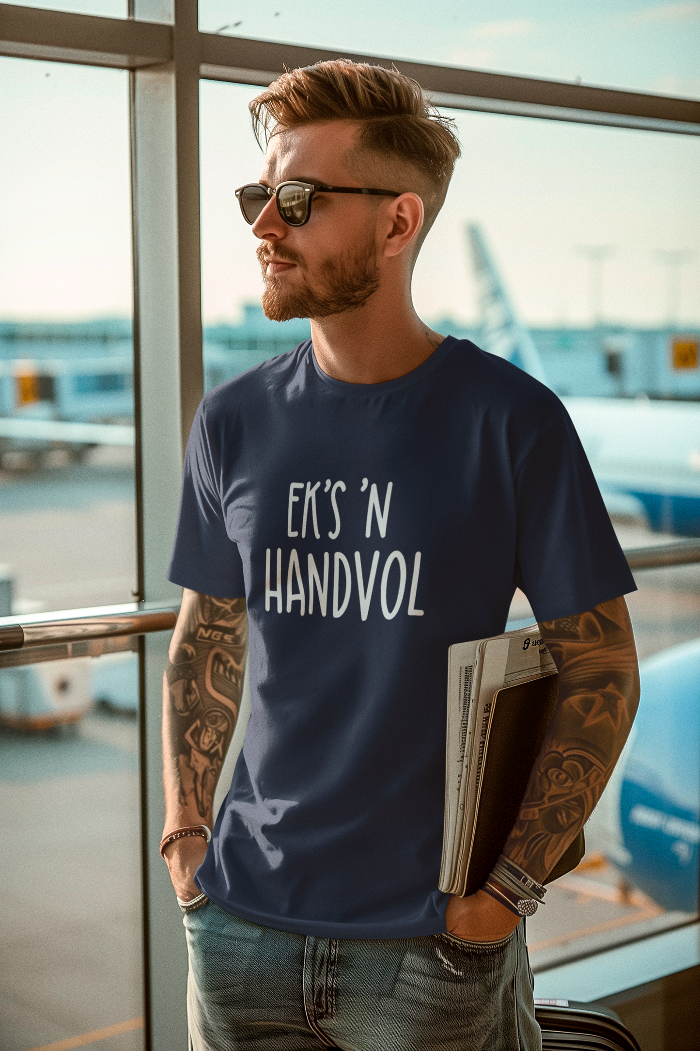 Duwweltjie® - "Ek's 'n Handvol" Men's T-Shirt