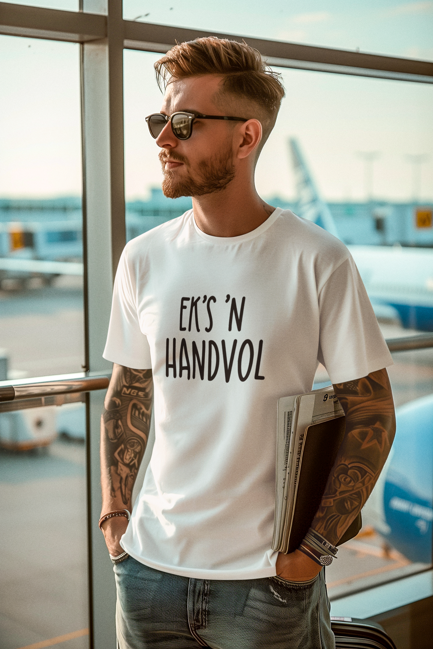 Duwweltjie® - "Ek's 'n Handvol" Men's T-Shirt