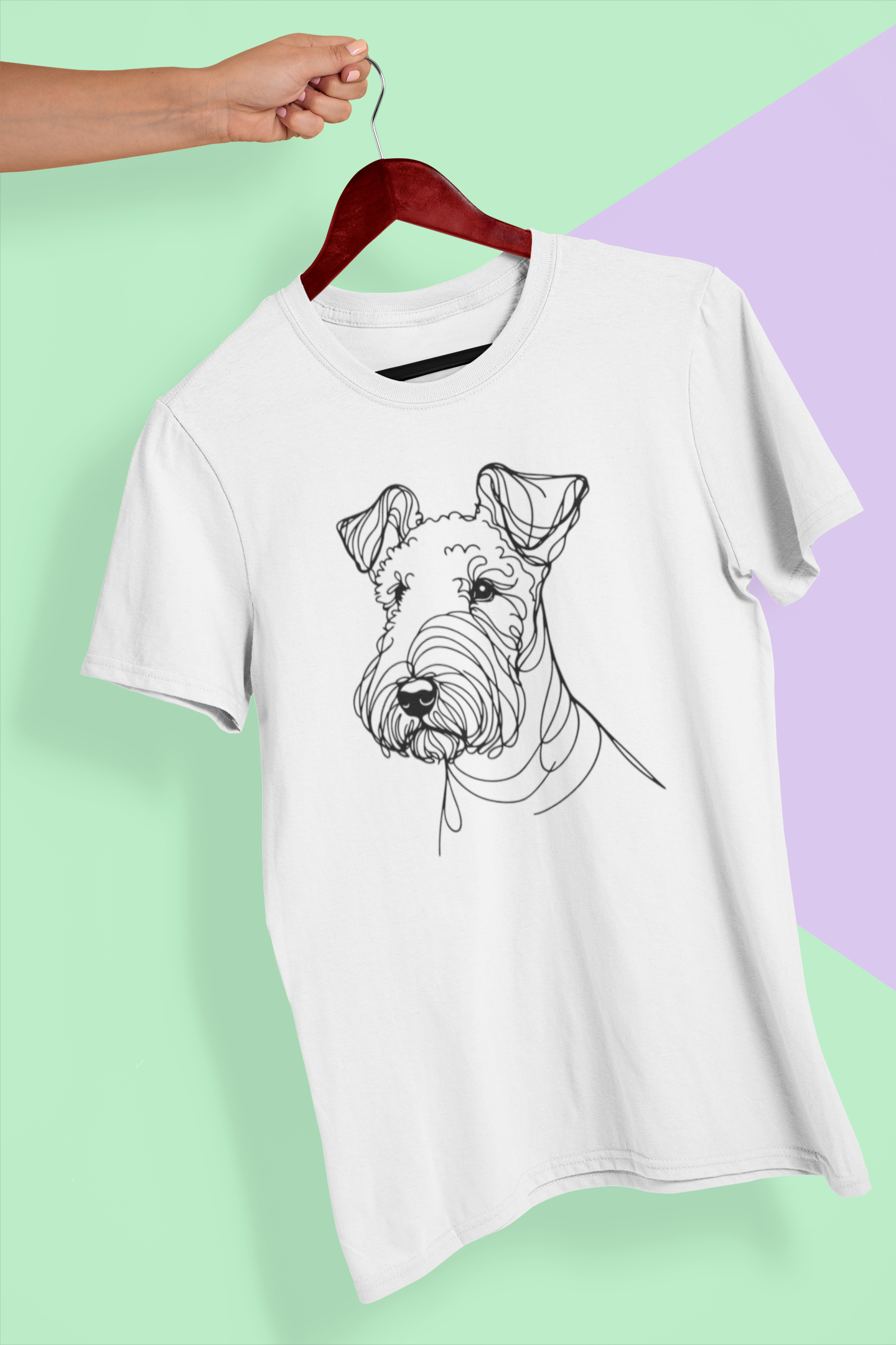 Duwweltjie® K-Line - Airedale Terrier - Unisex T-Shirt