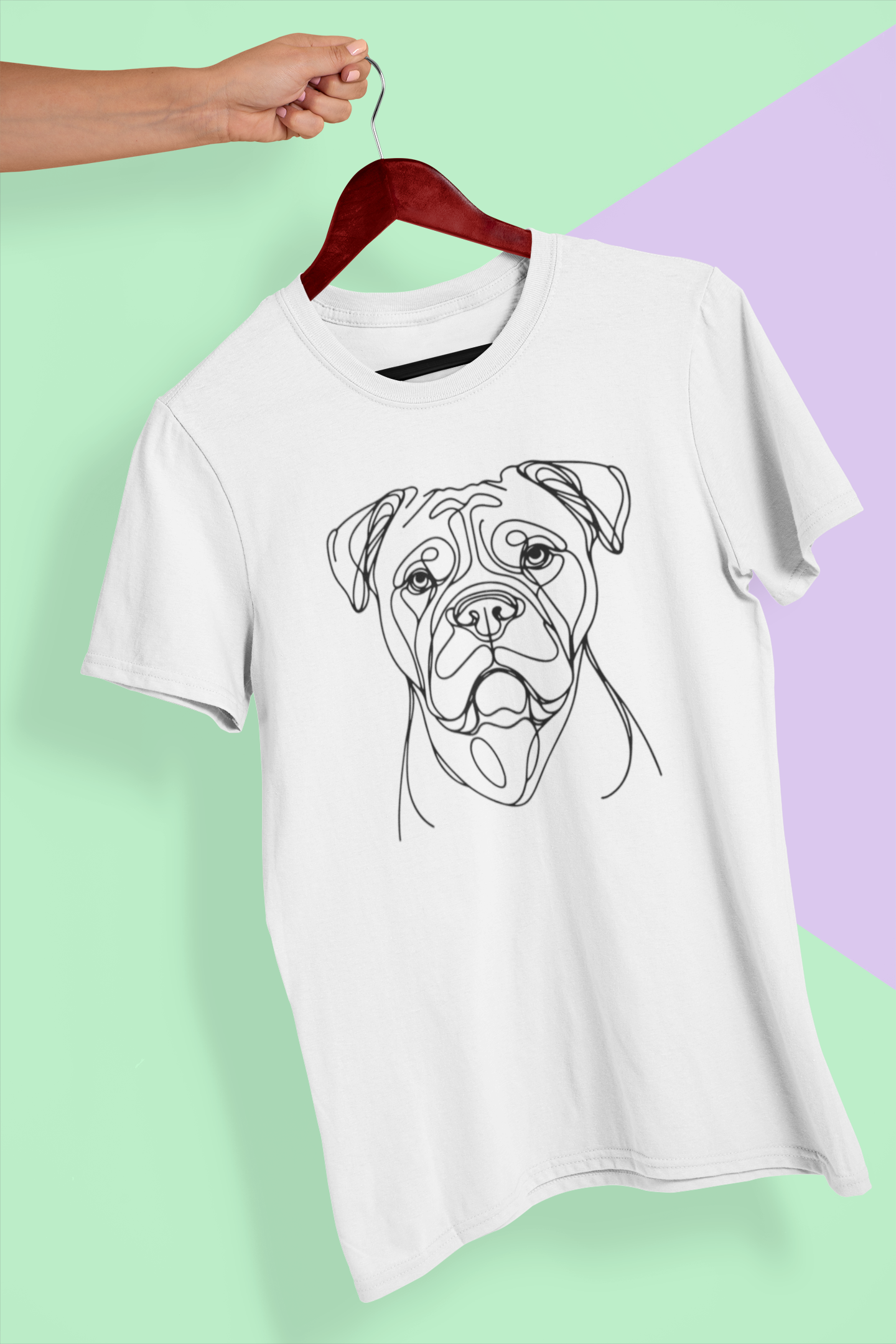 Duwweltjie® K-Line - American Bulldog - Unisex T-Shirt