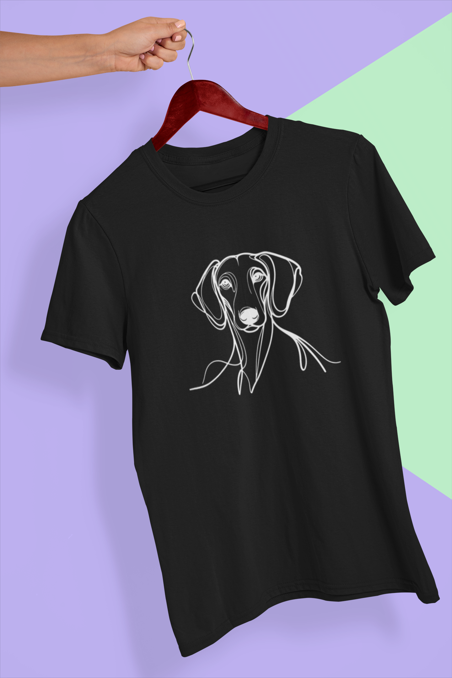 Duwweltjie® K-Line - American Foxhound - Unisex T-Shirt