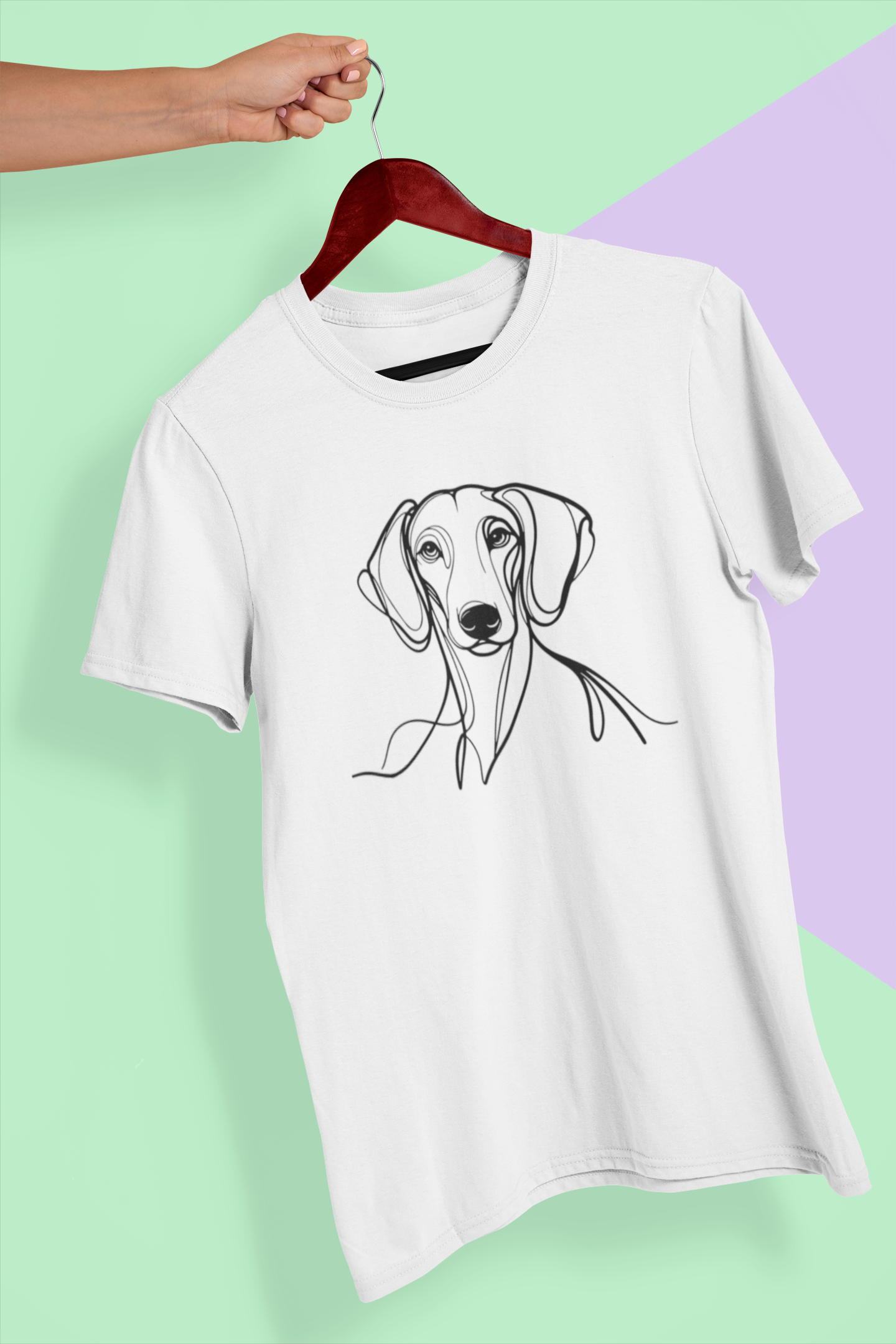 Duwweltjie® K-Line - American Foxhound - Unisex T-Shirt
