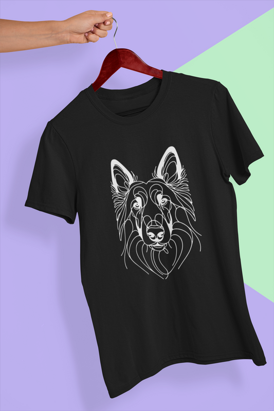 Duwweltjie® K-Line - Belgian Malinois - Unisex T-Shirt