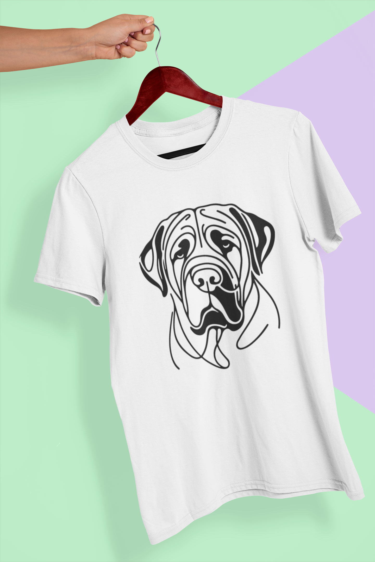 Duwweltjie® K-Line - Bullmastiff - Unisex T-Shirt