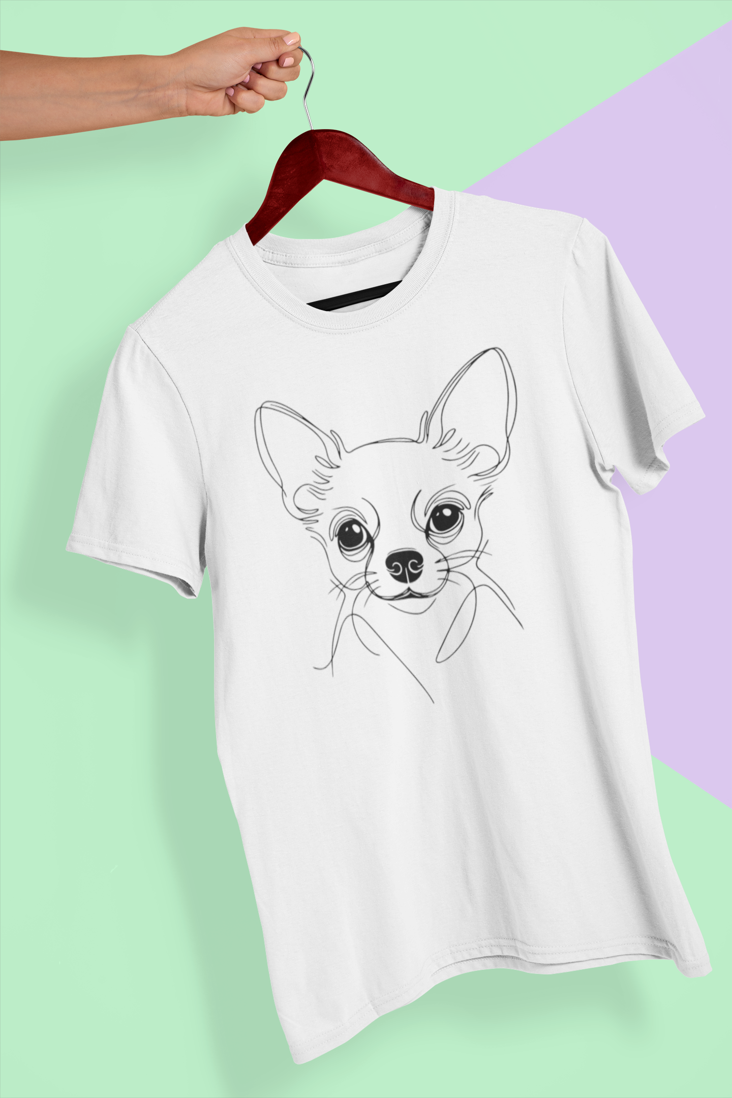 Duwweltjie® K-Line - Chihuahua - Unisex T-Shirt
