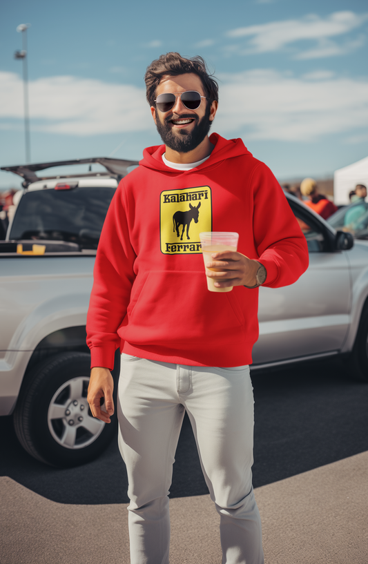 Duwweltjie® Foolstop - "Kalahari Ferrari" Men's Hoodie