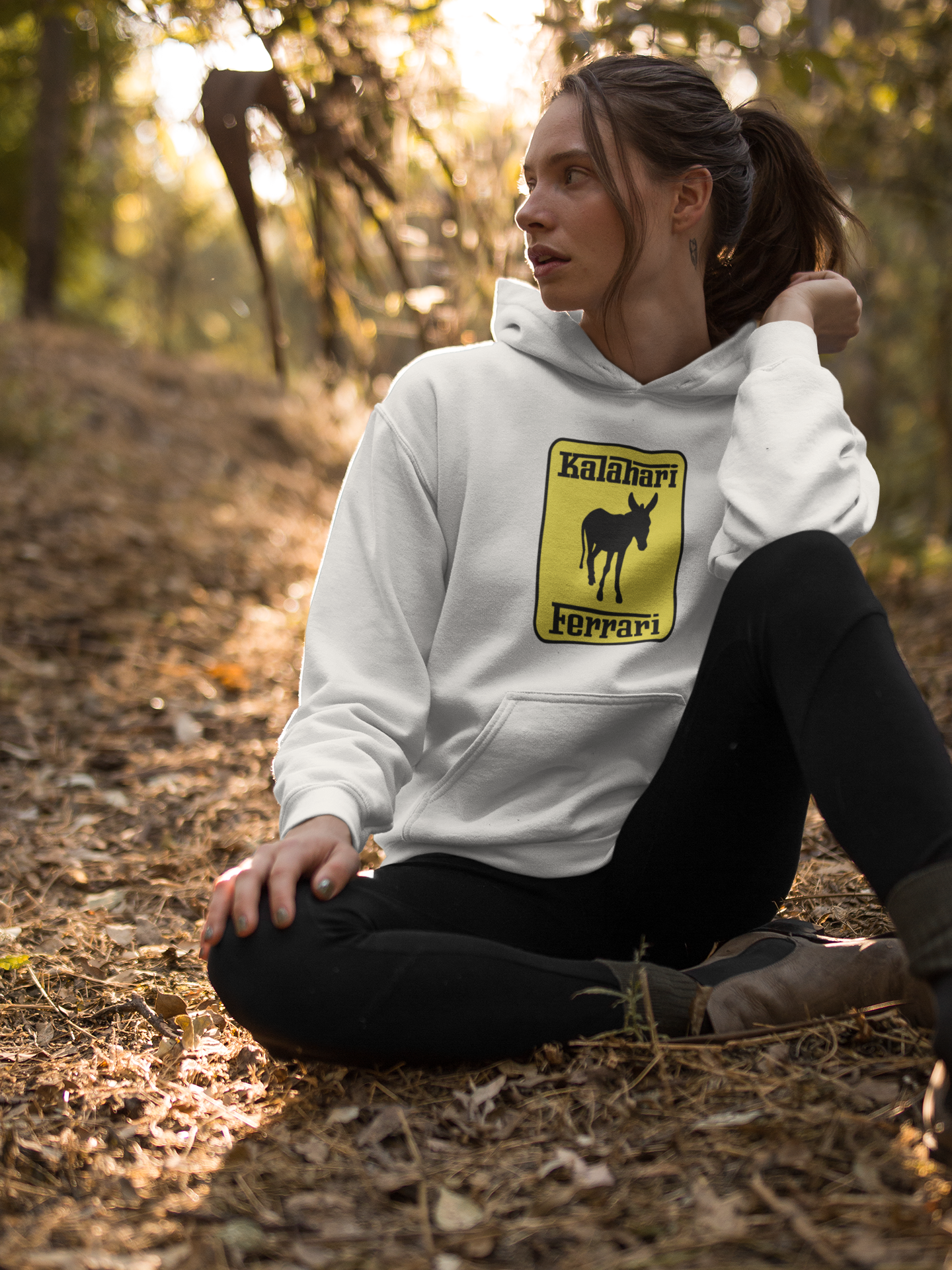 Duwweltjie® Foolstop - "Kalahari Ferrari" Women's Hoodie