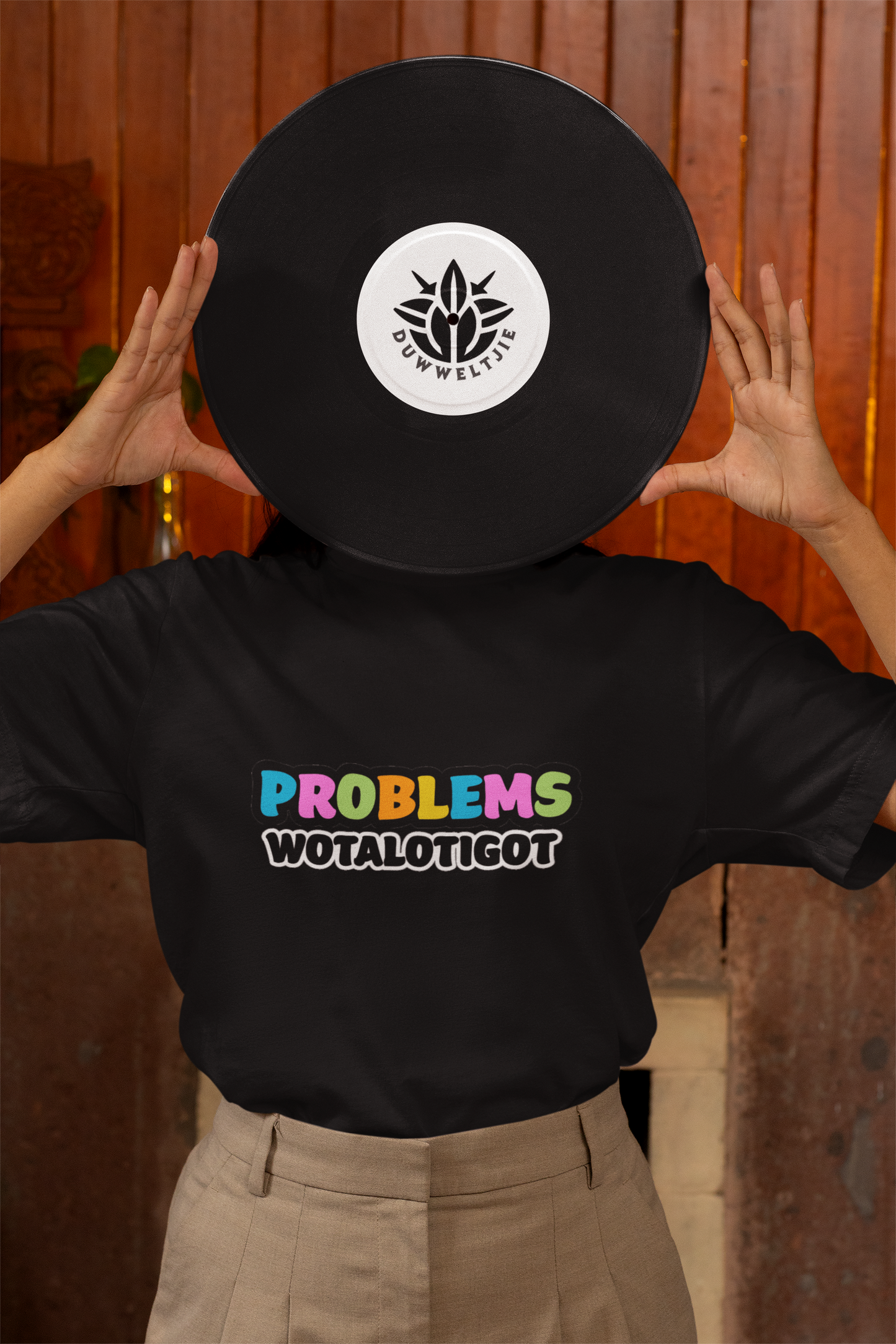 Duwweltjie® Foolstop - "Problems Wotalotigot" Women's T-Shirt