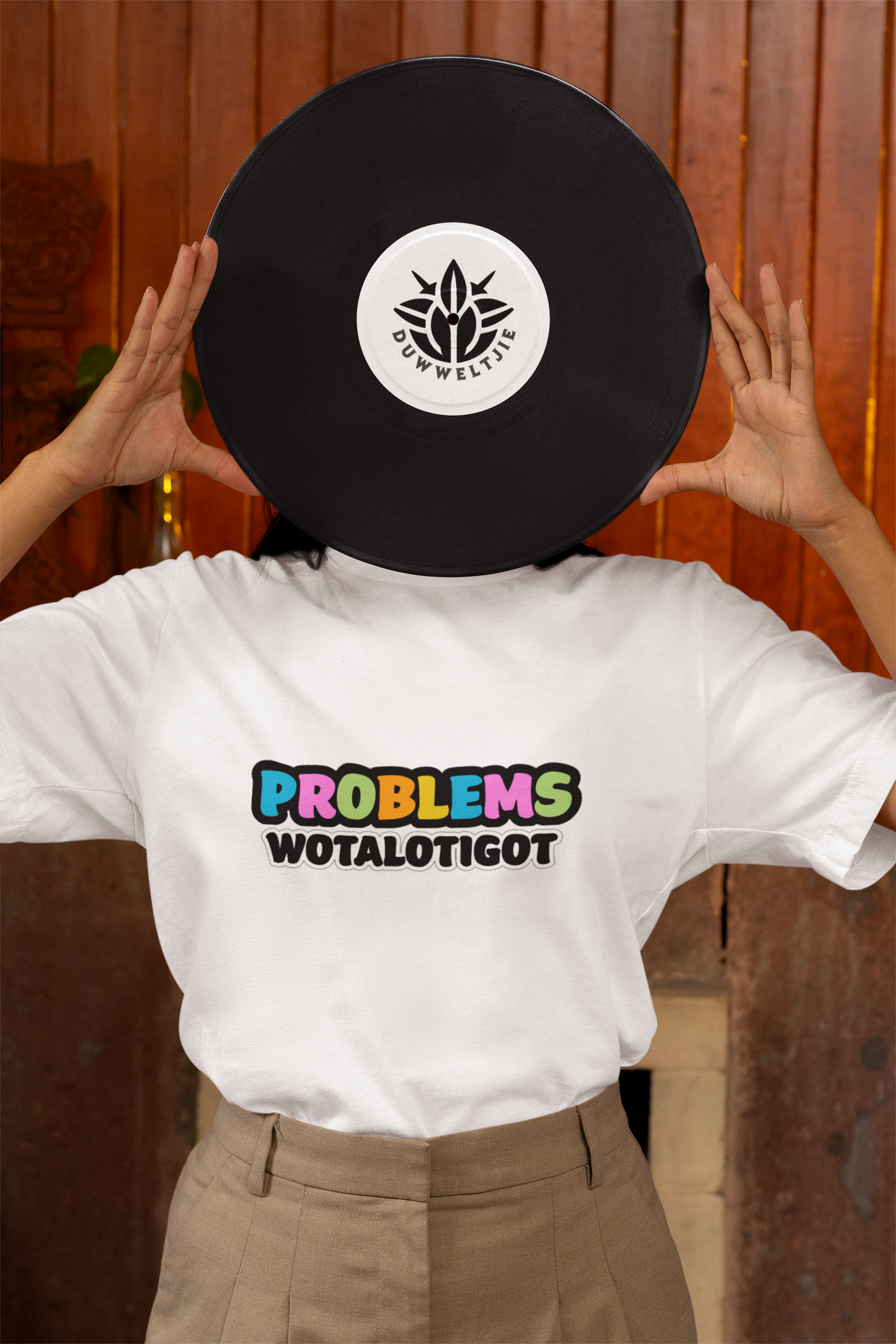 Duwweltjie® Foolstop - "Problems Wotalotigot" Women's T-Shirt