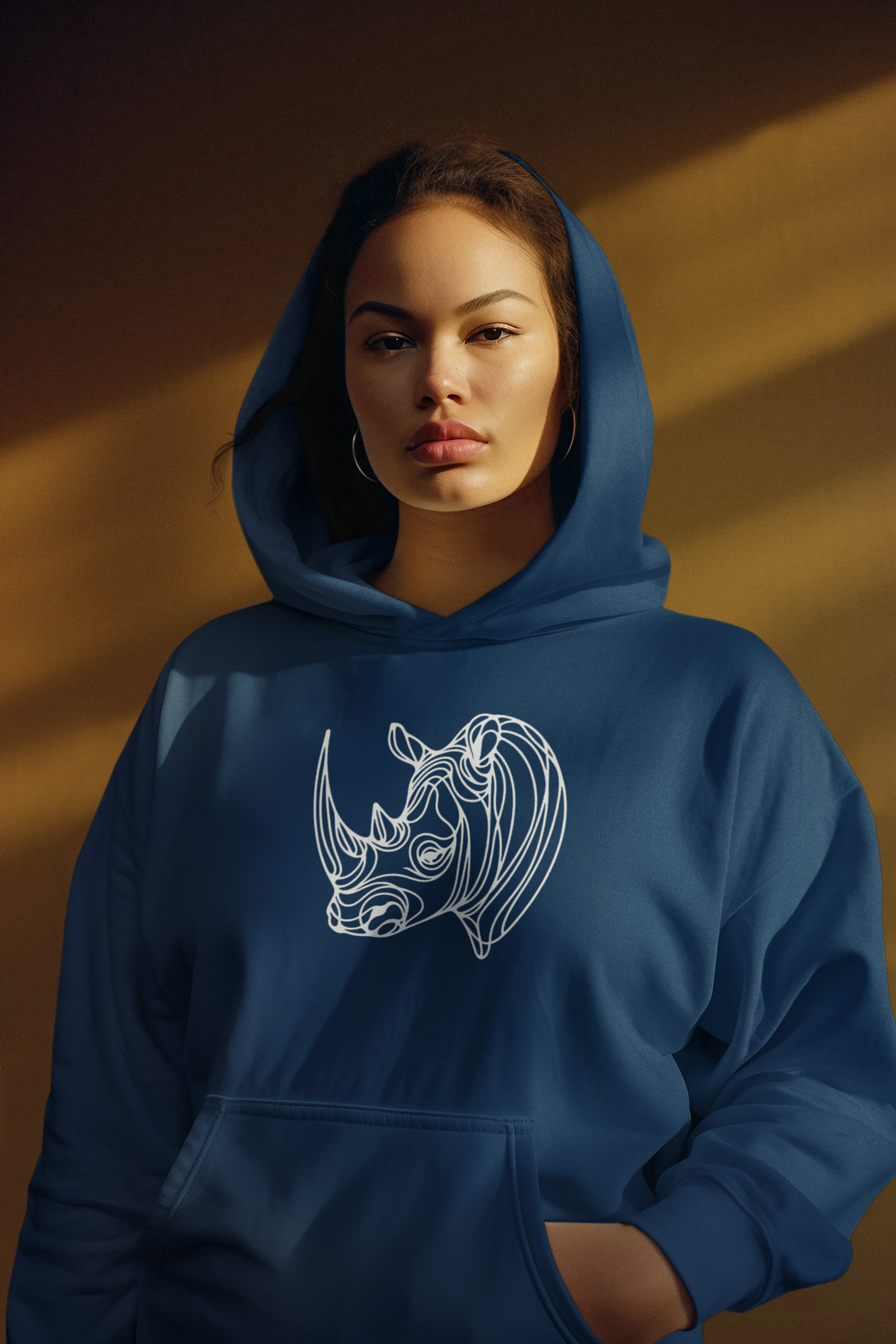Duwweltjie® Wildline - Rhino Women's Hoodie