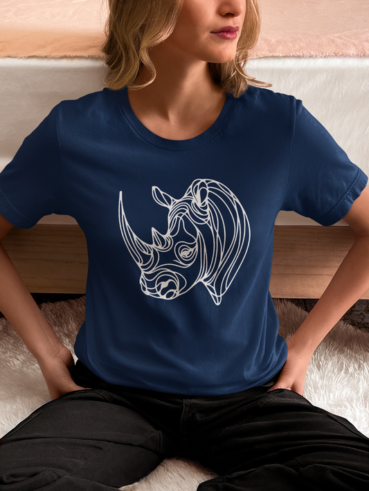 Duwweltjie® Wildline - Rhino Women's T-Shirt