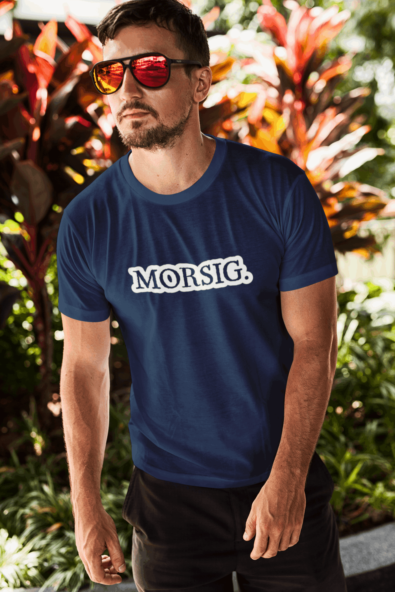 Duwweltjie® Foolstop - "Morsig" Men's T-Shirt - Duwweltjie