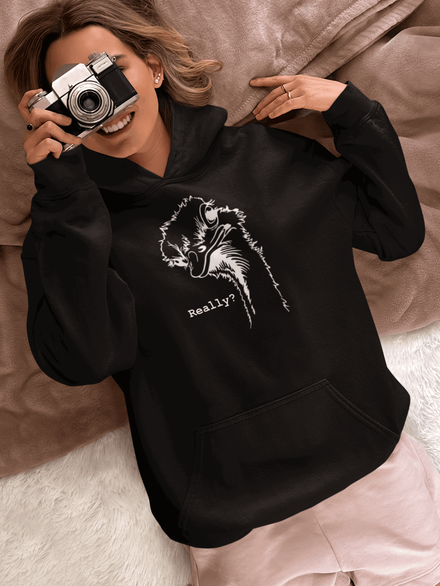 Duwweltjie® Foolstop - "Really?" Women's Hoodie - Duwweltjie