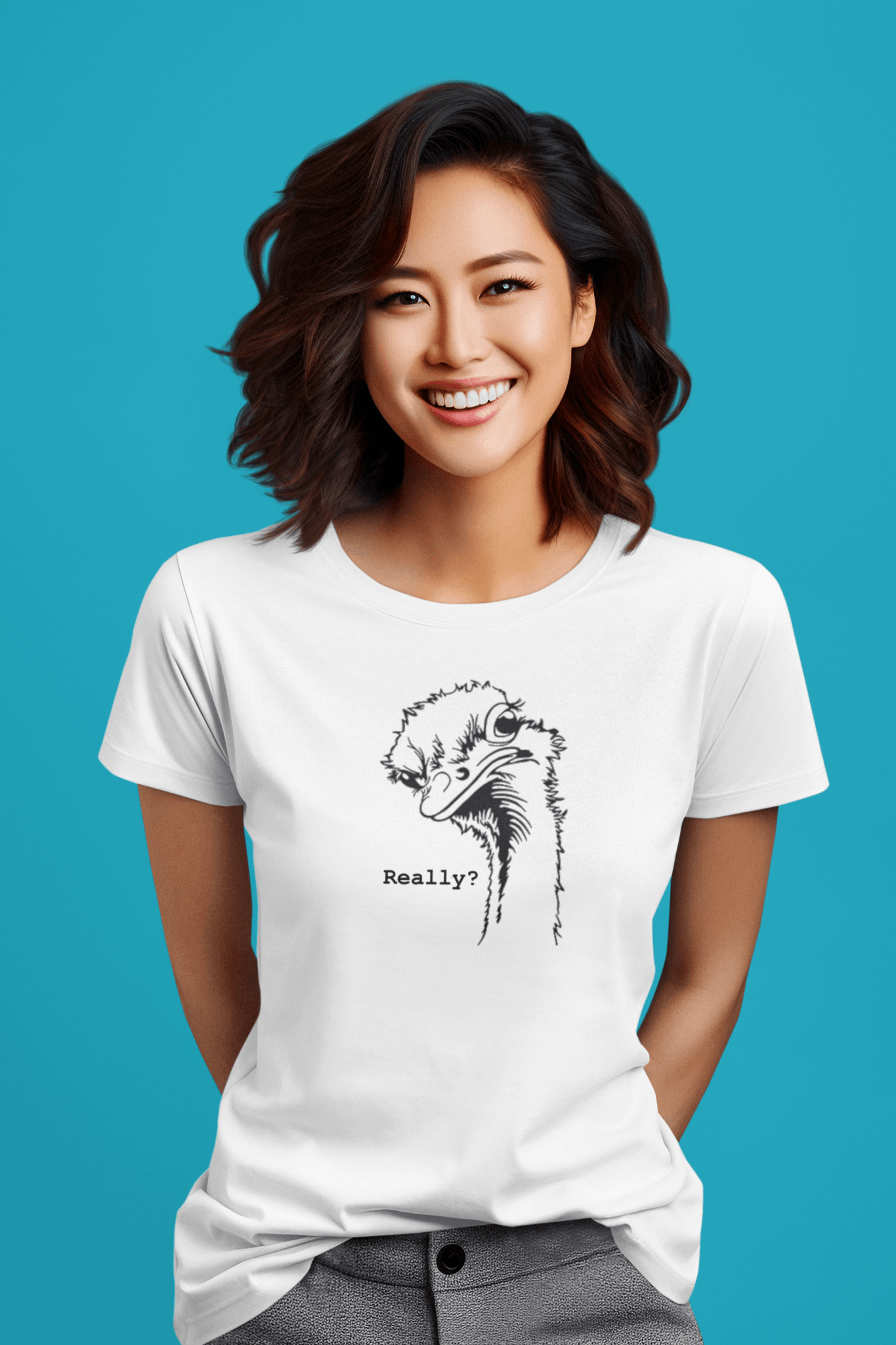 Duwweltjie® Foolstop - "Really?" Women's T-Shirt - Duwweltjie