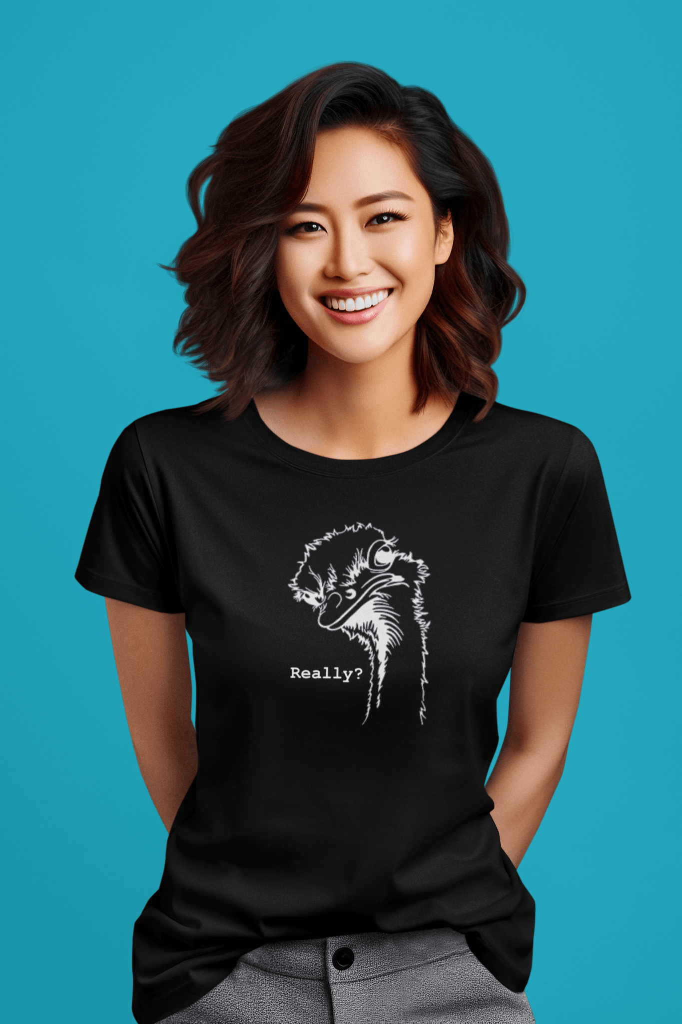 Duwweltjie® Foolstop - "Really?" Women's T-Shirt - Duwweltjie