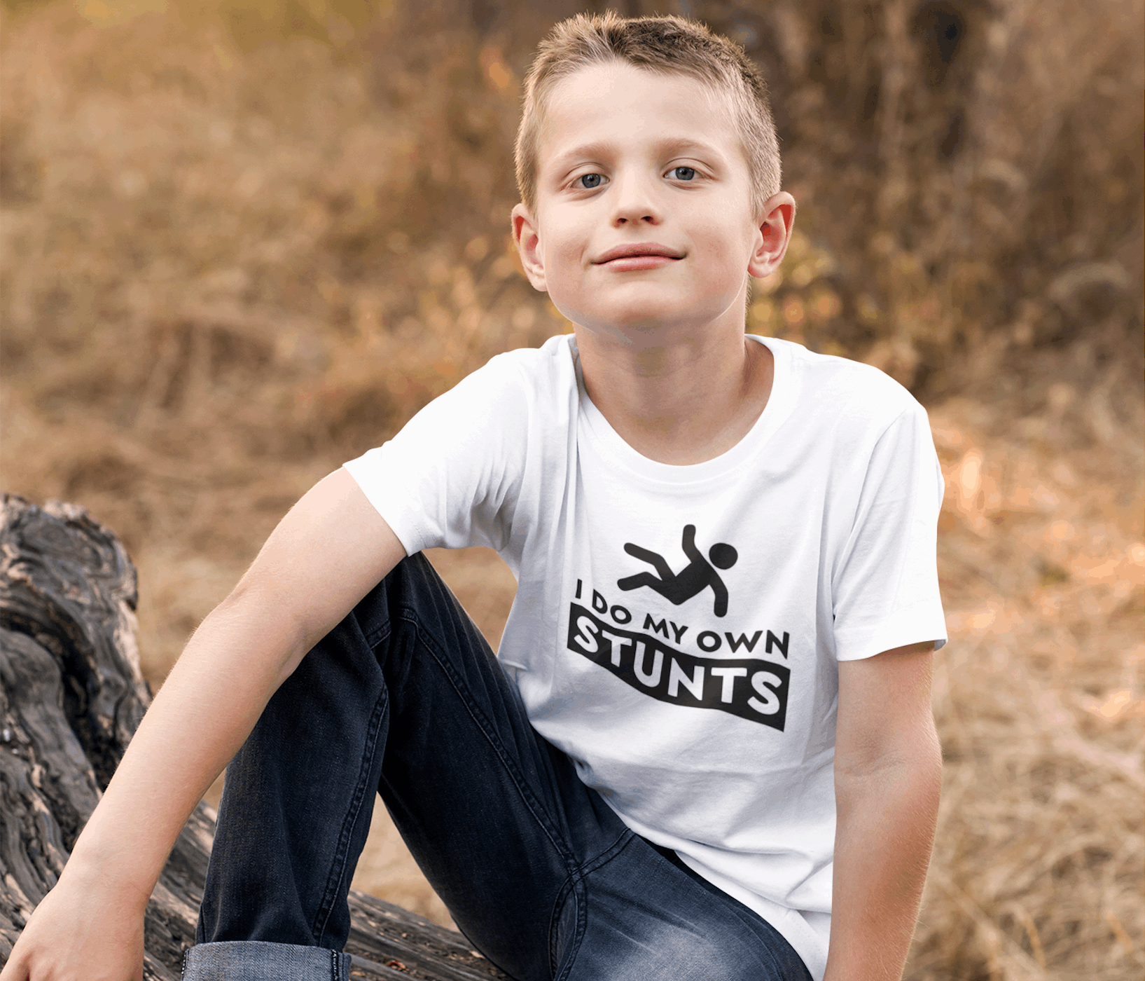 Duwweltjie® Kids - "I Do My Own Stunts" T-Shirt - Duwweltjie