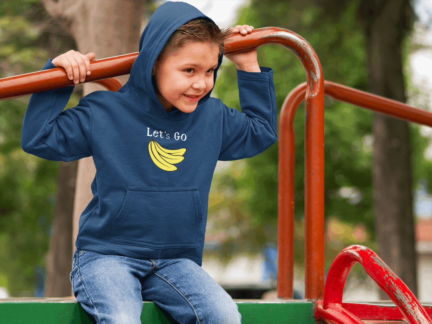 Duwweltjie® Kids - "Let's Go Bananas" Hoodie - Duwweltjie