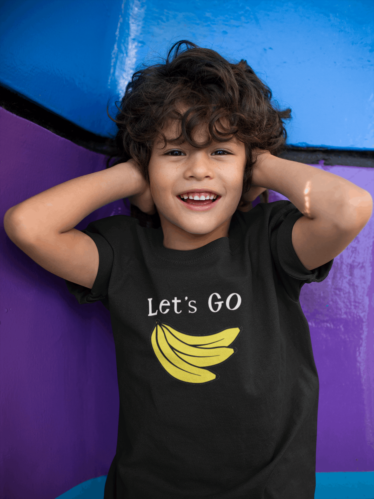 Duwweltjie® Kids - "Let's Go Bananas" T-Shirt - Duwweltjie