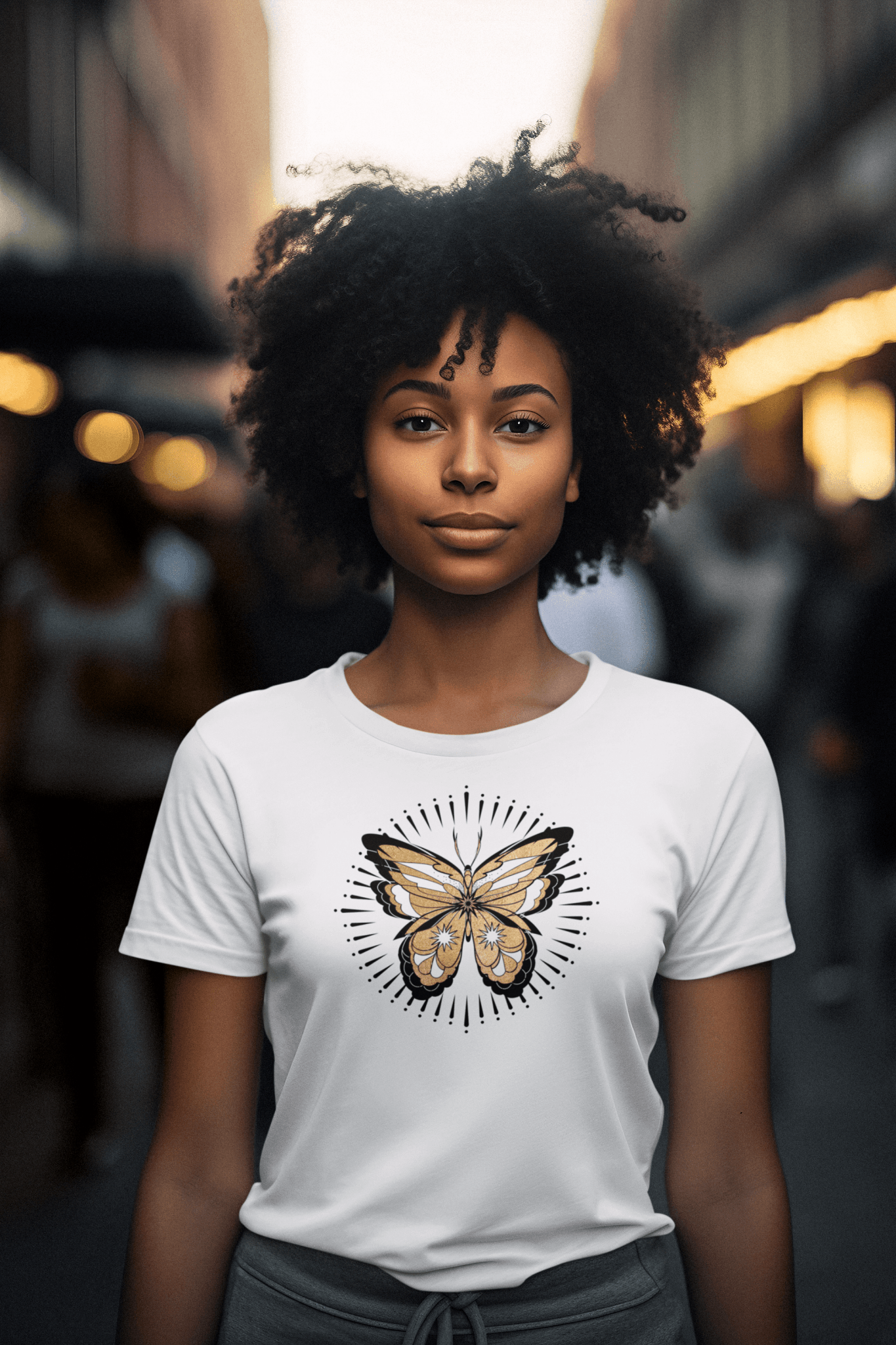 Duwweltjie® Symmetry - Black and Gold Monarch Butterfly - Duwweltjie