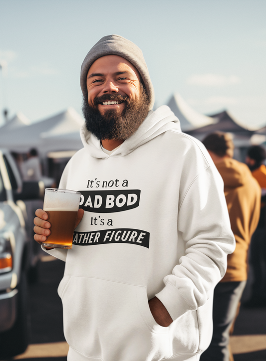 Duwweltjie® Foolstop - "It's not a Dad Bod" Men's Hoodie