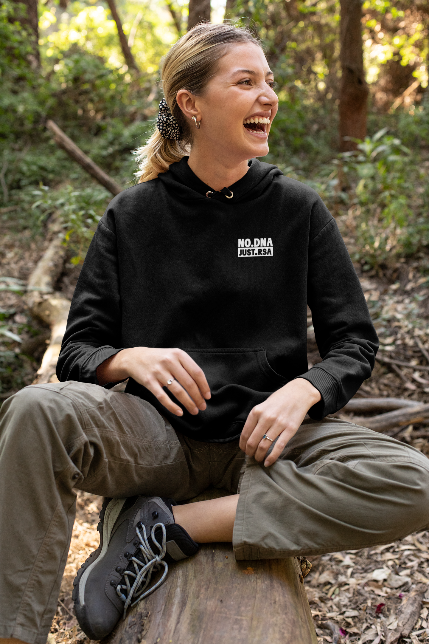 Duwweltjie® - "No DNA, Just RSA" Unisex Hoodie