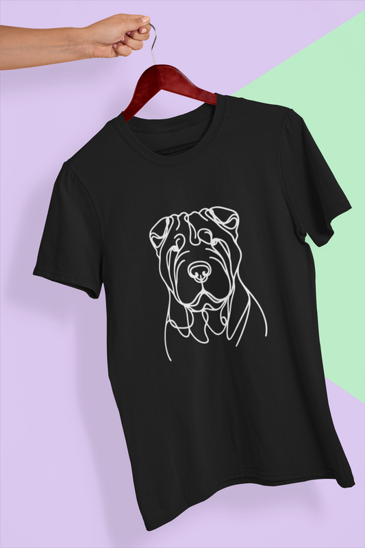 Duwweltjie® K-Line - Chinese Shar-Pei - Unisex T-Shirt