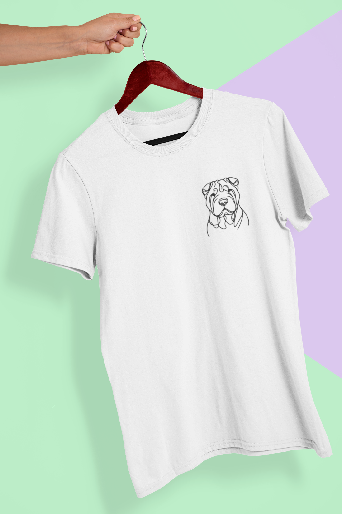 Duwweltjie® K-Line - Chinese Shar-Pei - Unisex T-Shirt