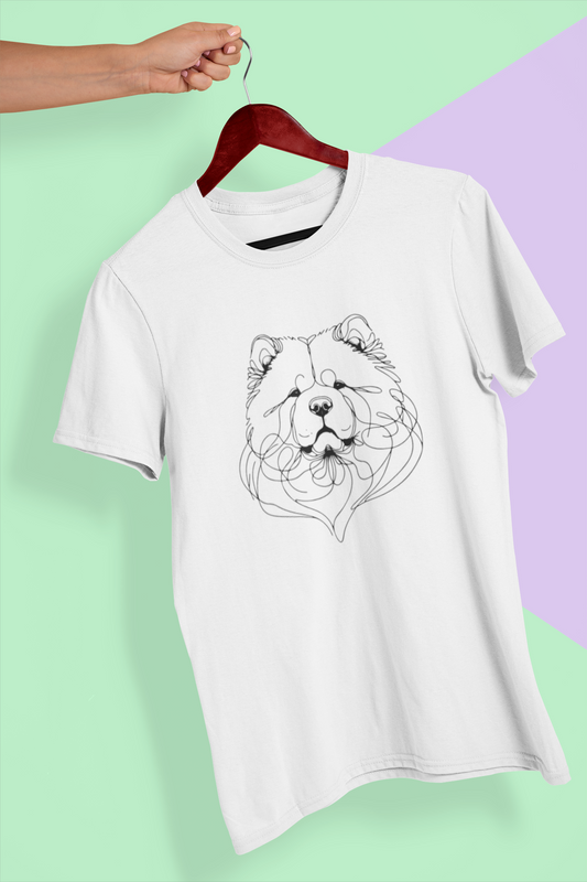 Duwweltjie® K-Line - Chow Chow - Unisex T-Shirt