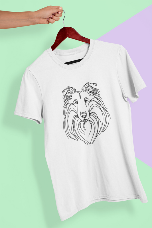 Duwweltjie® K-Line - Collie - Unisex T-Shirt