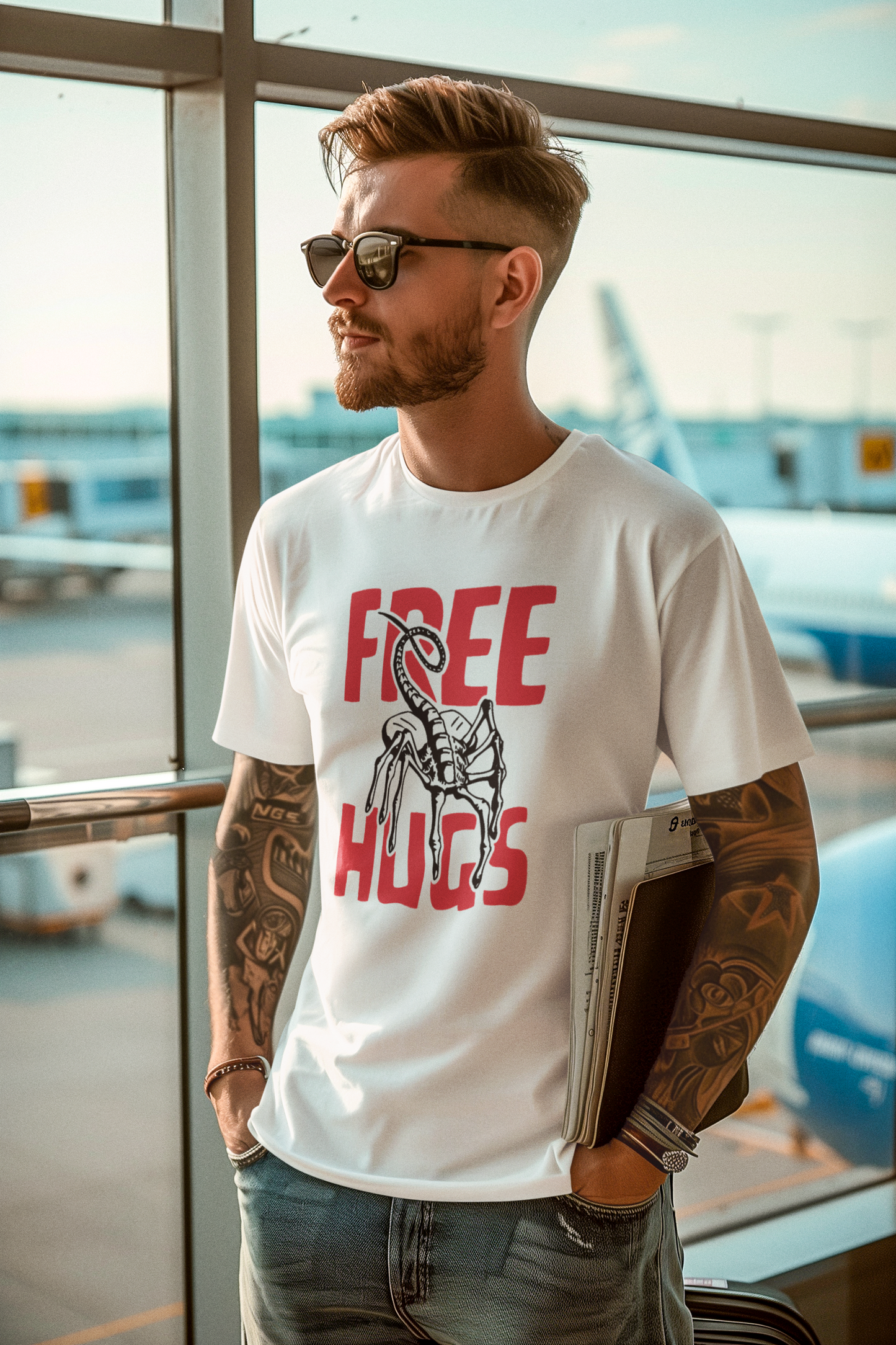 Duwweltjie® - Free Hugs Men's T-Shirt