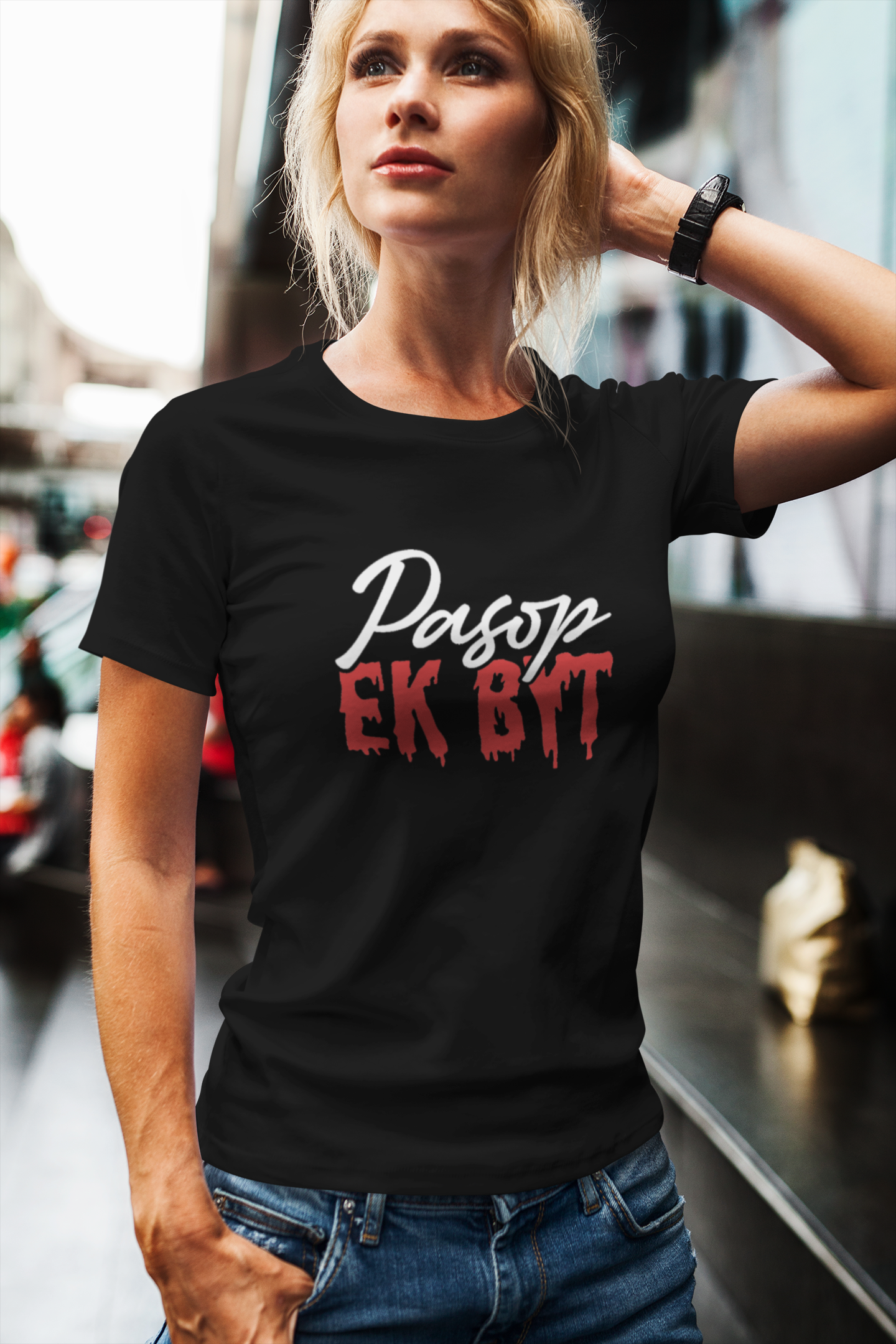 Duwweltjie® "Pasop Ek Byt" Women's T-Shirt