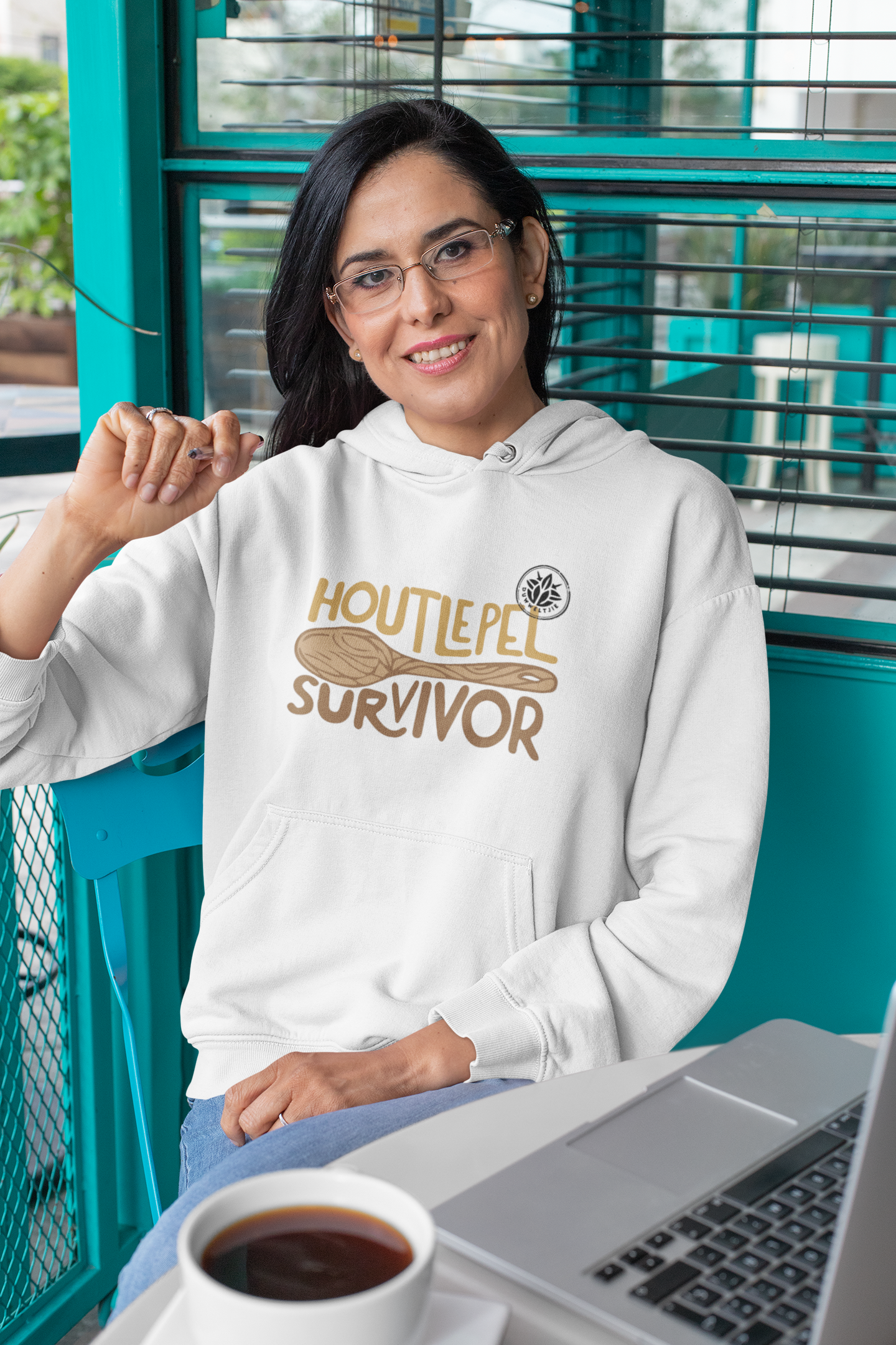 Duwweltjie® - "Houtlepel Survivor" Women's Hoodie