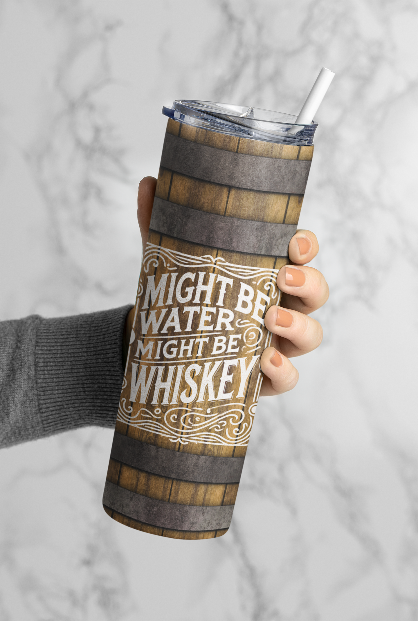 Duwweltjie® Might Be Whiskey Tumbler (440ml)