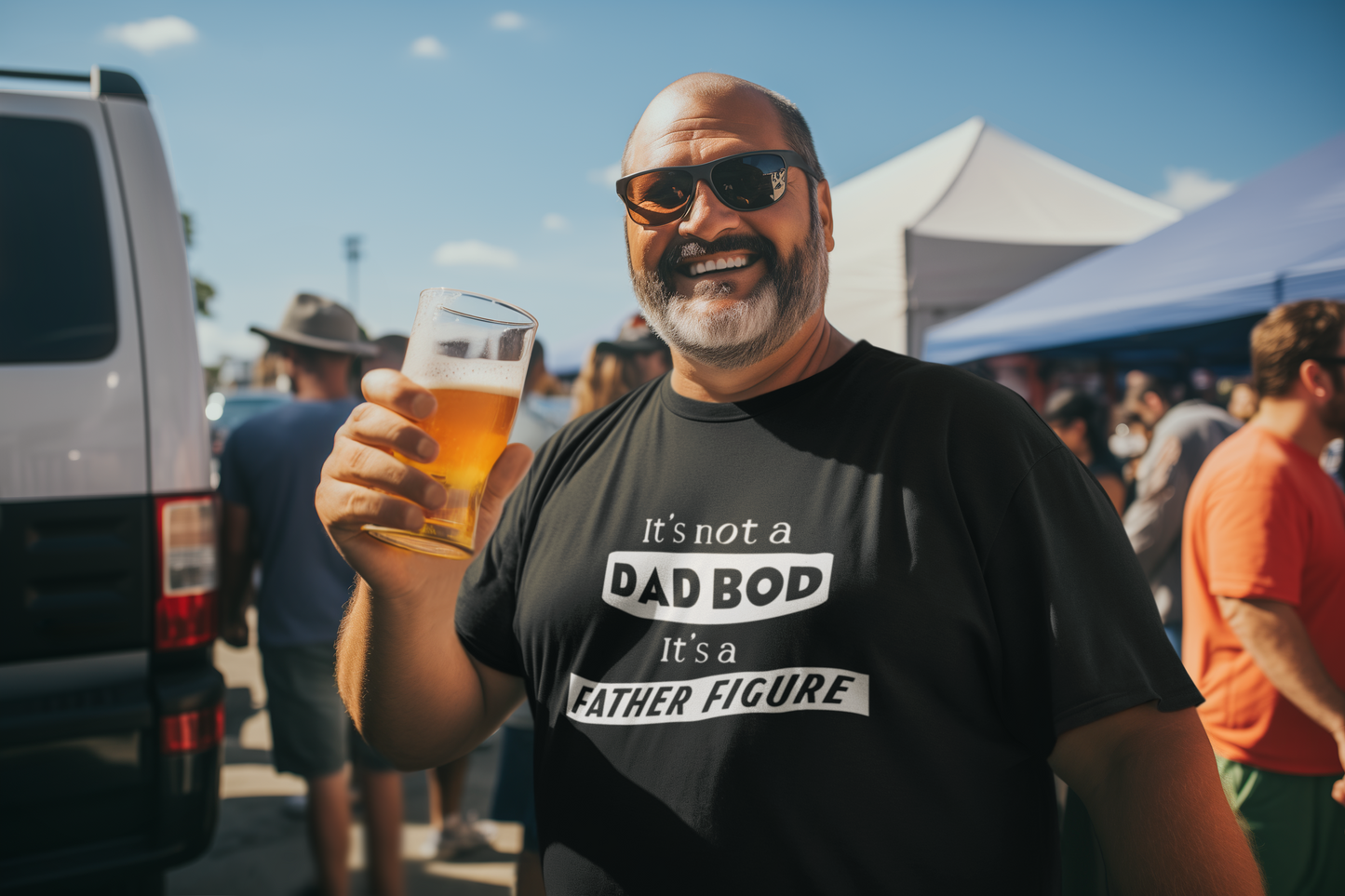 Duwweltjie® Foolstop - "It's not a Dad Bod" Men's T-Shirt