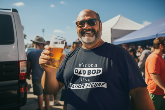 Duwweltjie® Foolstop - "It's not a Dad Bod" Men's T-Shirt