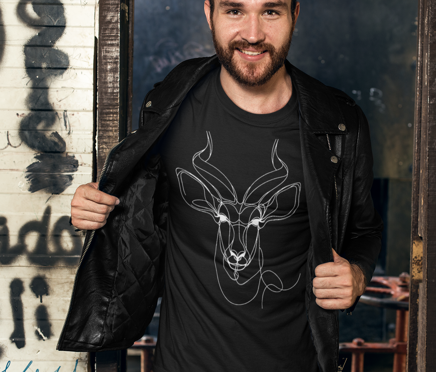 Duwweltjie® Wildline - Kudu Men's T-Shirt