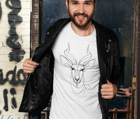 Duwweltjie® Wildline - Kudu Men's T-Shirt