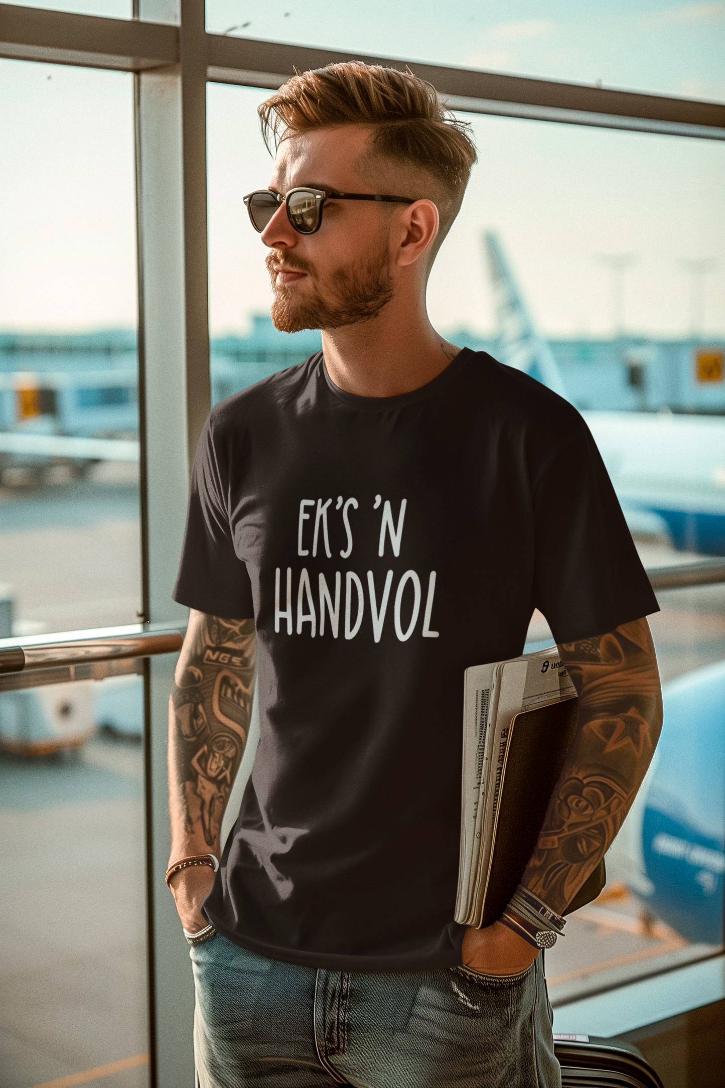 Duwweltjie® - "Ek's 'n Handvol" Men's T-Shirt