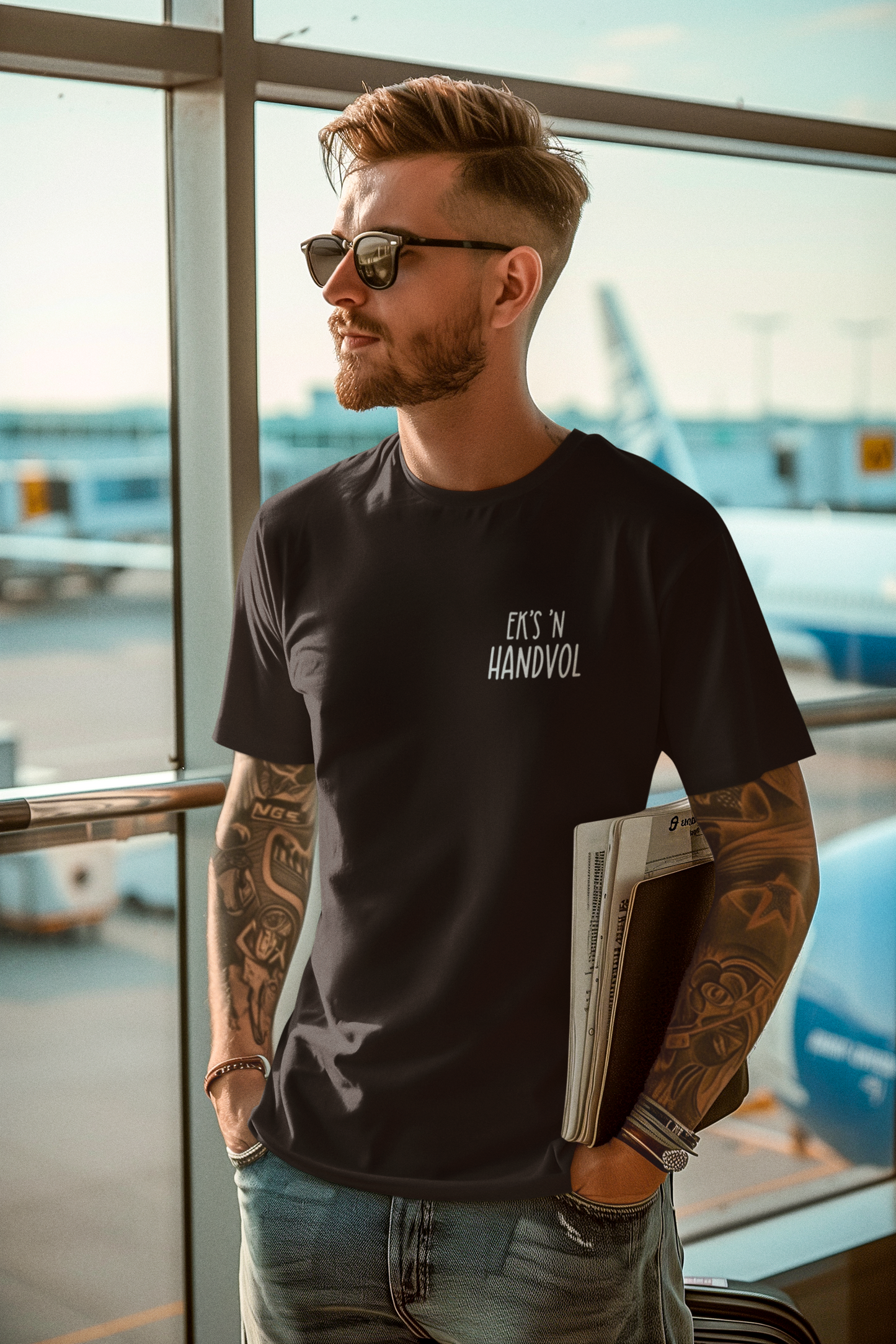 Duwweltjie® - "Ek's 'n Handvol" Men's T-Shirt