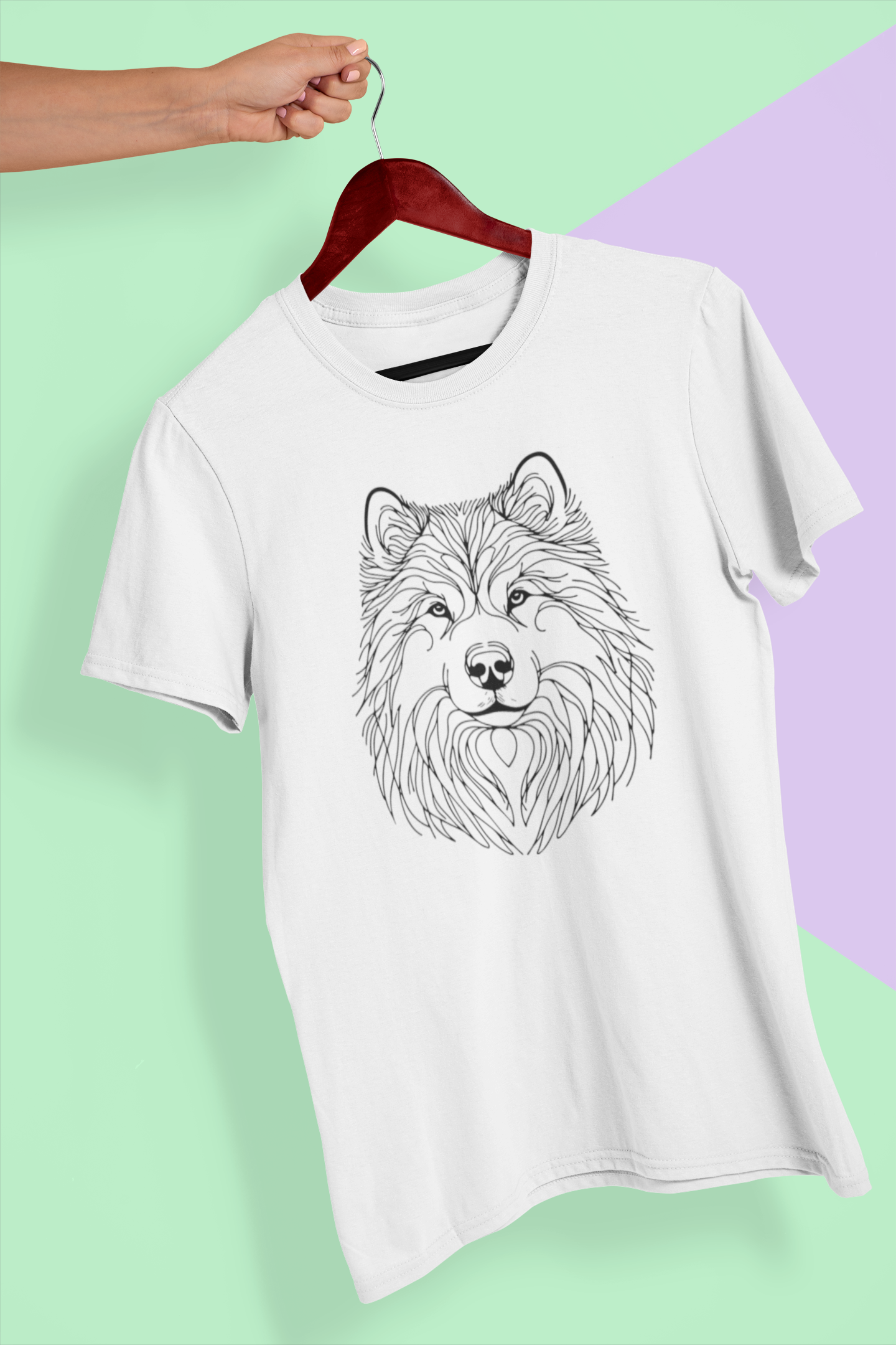 Duwweltjie® K-Line - Alaskan Malamute - Unisex T-Shirt