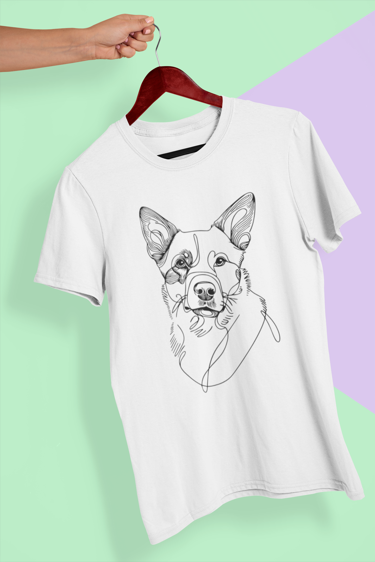 Duwweltjie® K-Line - Australian Cattle Dog - Unisex T-Shirt