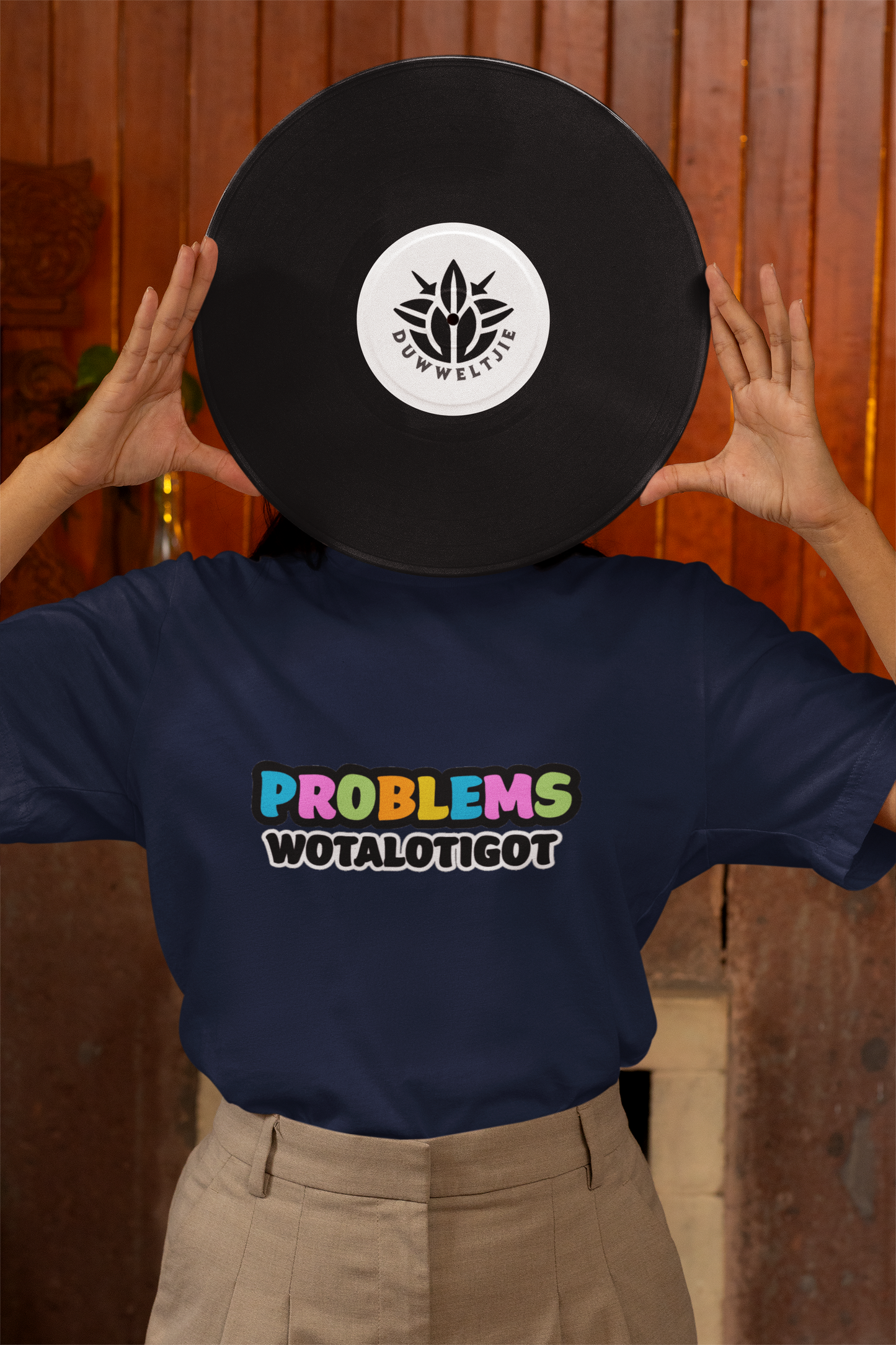 Duwweltjie® Foolstop - "Problems Wotalotigot" Women's T-Shirt