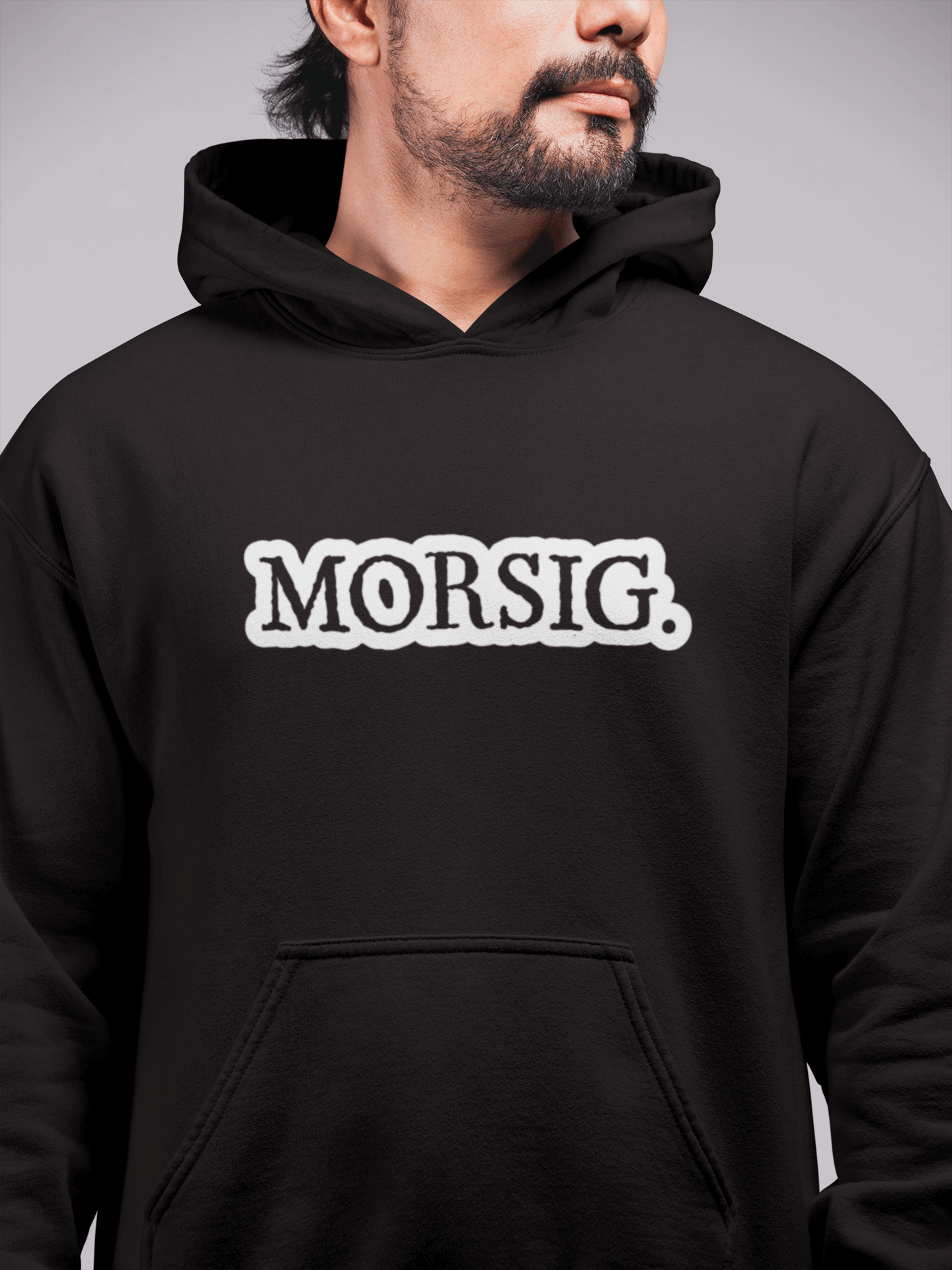 Duwweltjie® Foolstop - "Morsig" Men's Hoodie - Duwweltjie