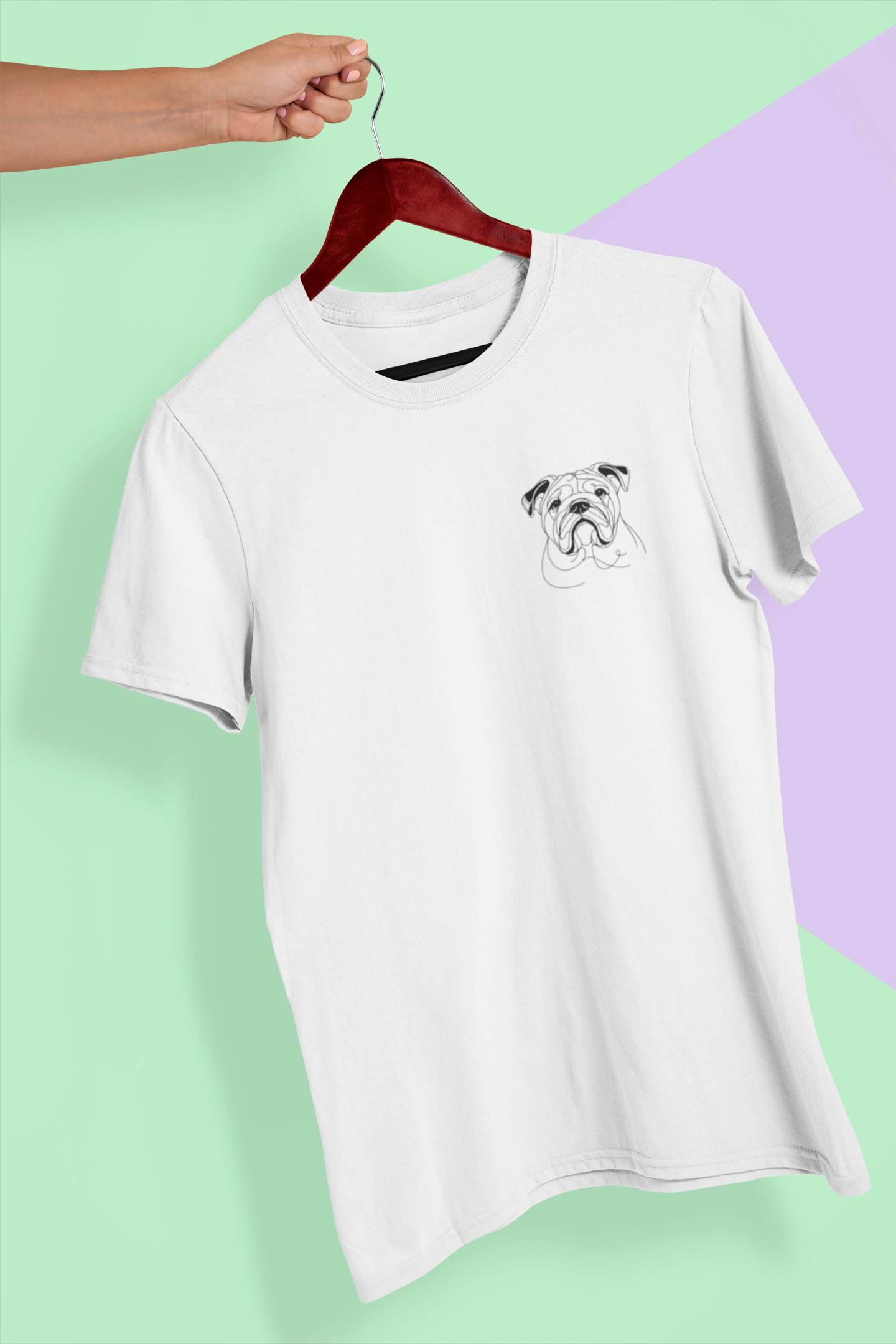 Duwweltjie® K-Line - English Bulldog - Unisex T-Shirt