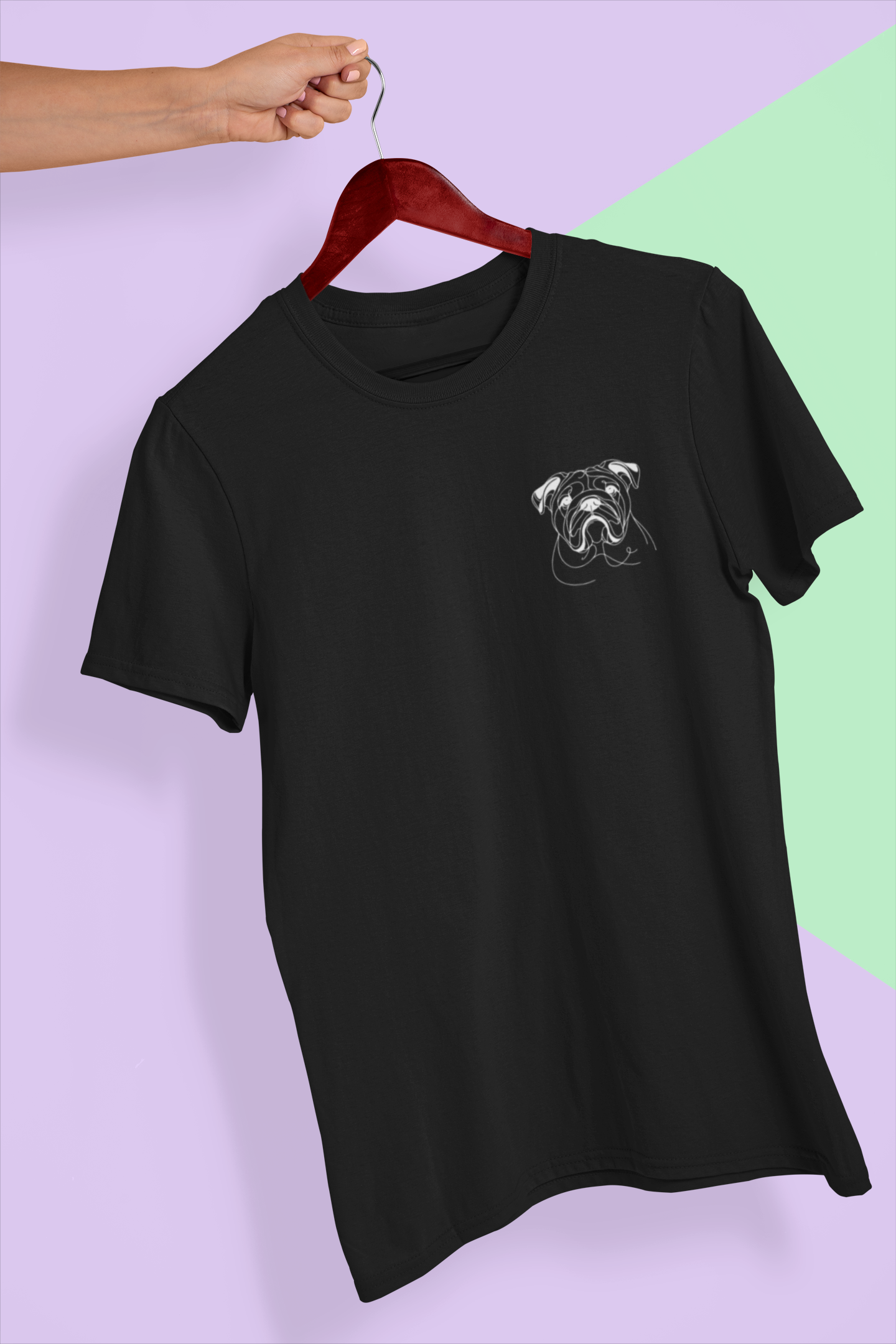 Duwweltjie® K-Line - English Bulldog - Unisex T-Shirt